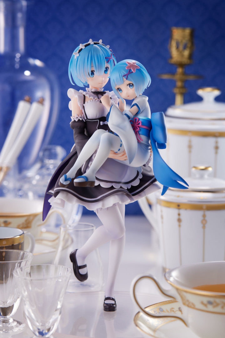 【Pre-sale】S-Fire Series Rem & Childhood Rem-Re:Starting Life From Zero in a Different World Official Statue-SEGA