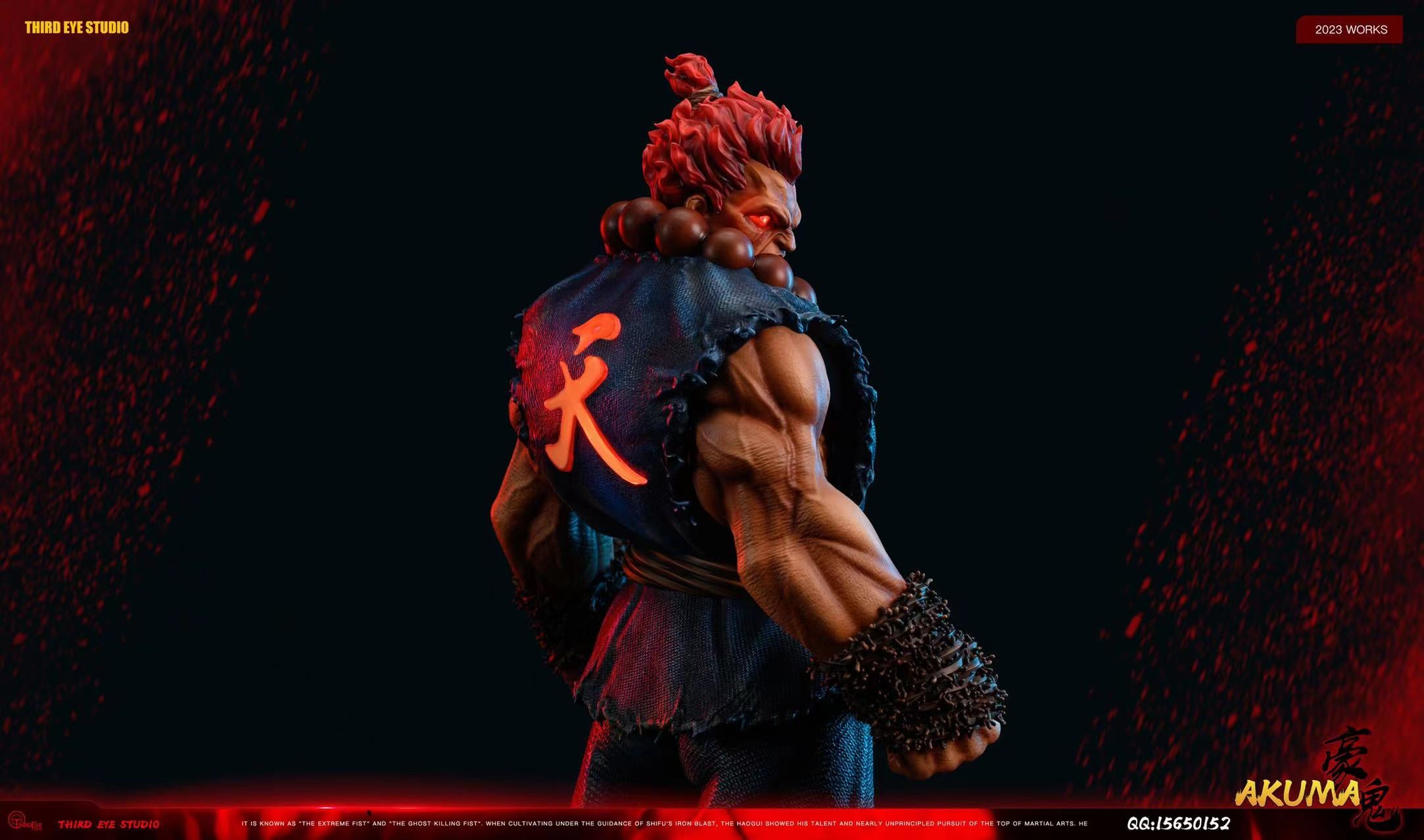 【Pre-sale】1/4 Scale Akuma-Street Fighter-Third Eye Studio
