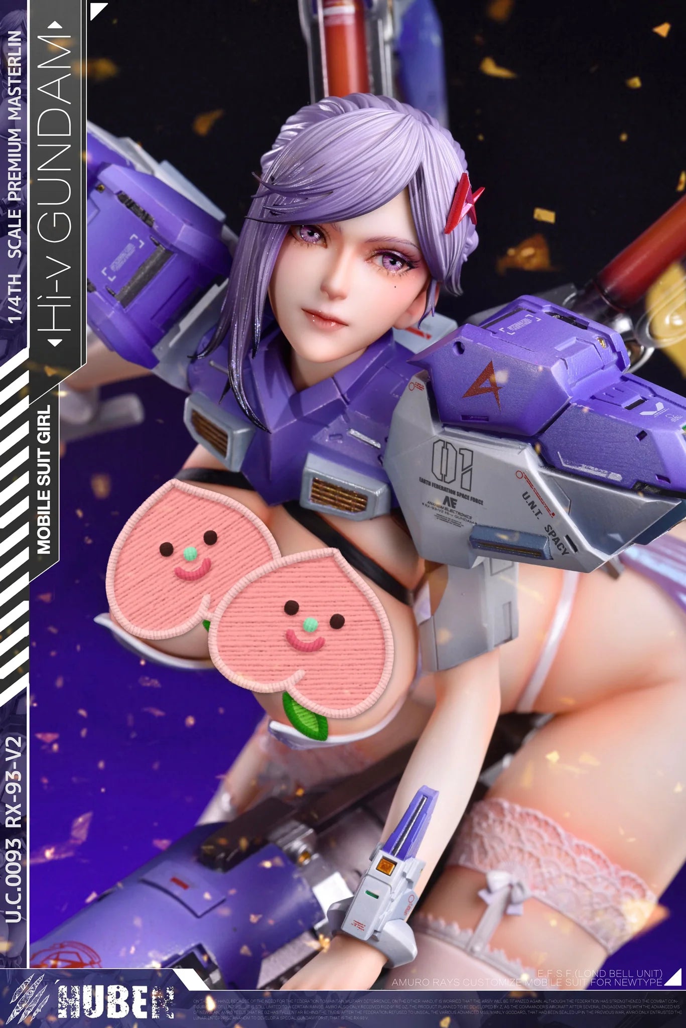 【In stock】1/6 & 1/4 Scale Women Form RX-93-ν2 Hi-ν with LED- HuBen Studios