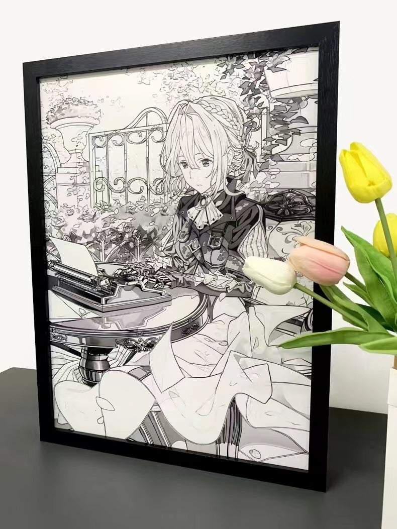 【In Stock】Decorative Paint of Typewriter Violet-Violet Evergarden-momo Studio