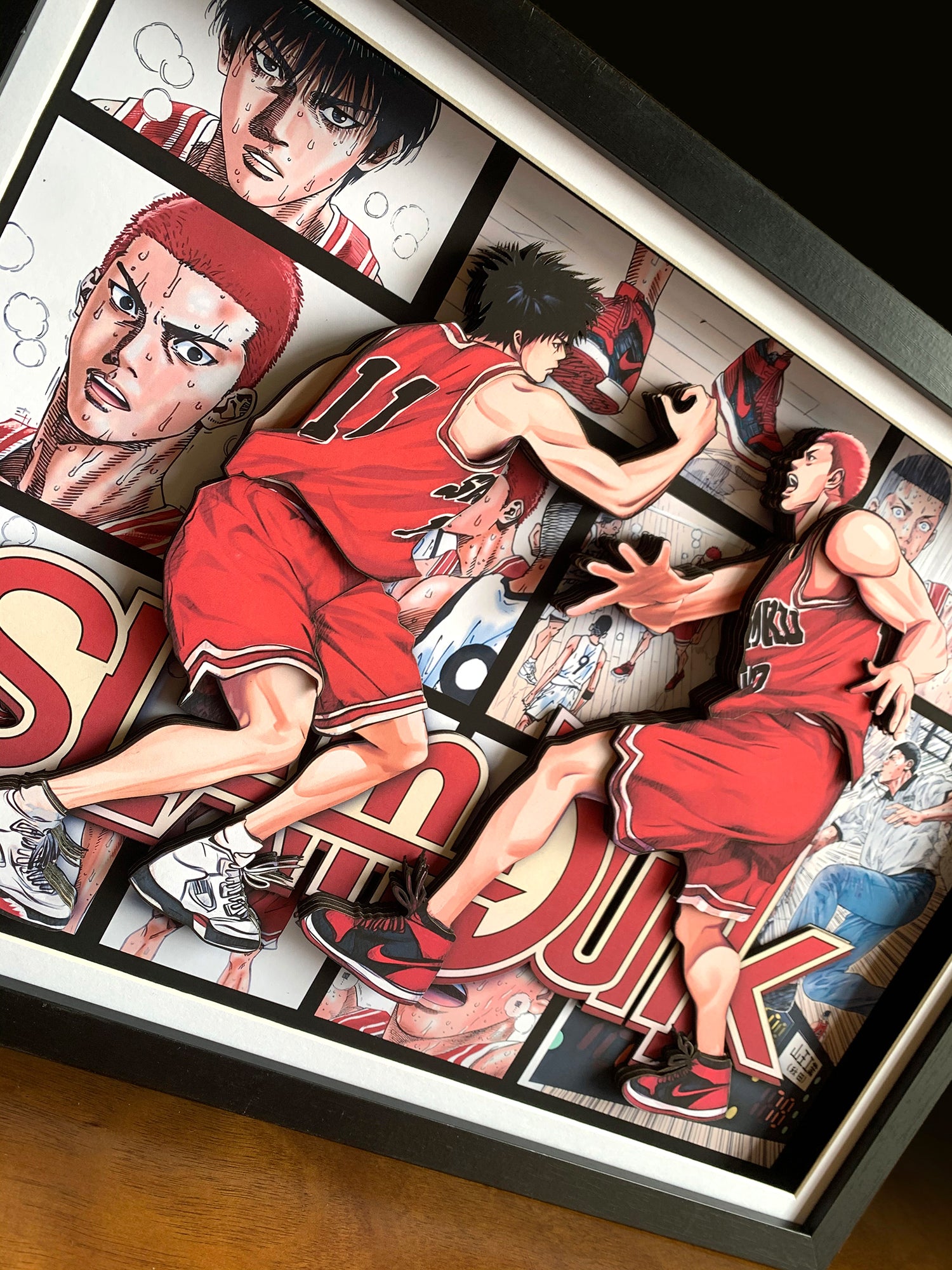 【In stock】Decorative Painting of Rukawa Kaede & Sakuragi Hanamichi-Slam Dunk-Mystical Art Studio