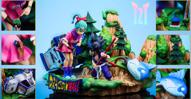 【Pre-sale】1/6 Goku& Bulma-Dragonball-TZT Studio