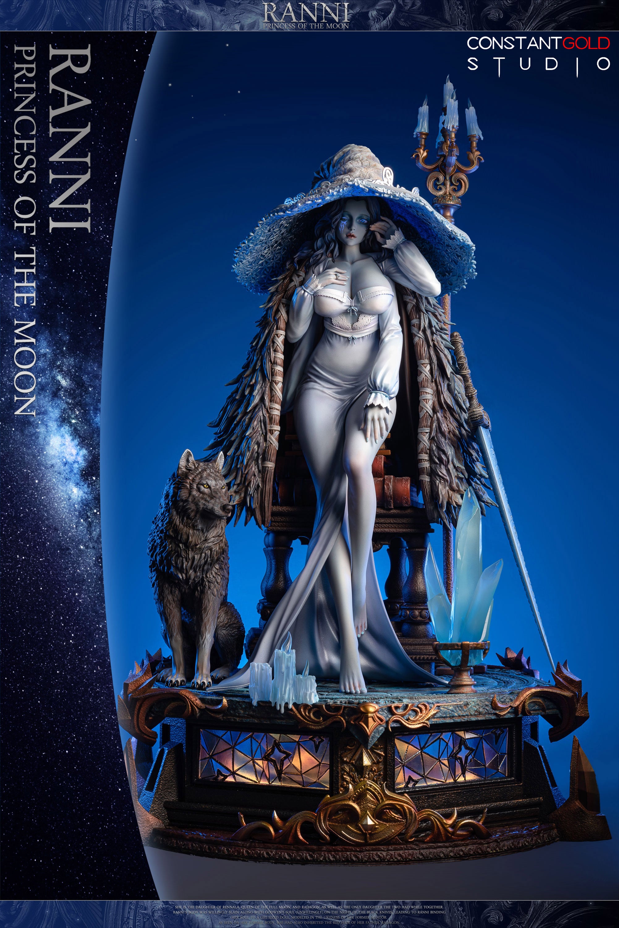 【Sold out】1/4 Scale Lunar Princess Ranni with LED-ER Other Series-Constant Gold Studio