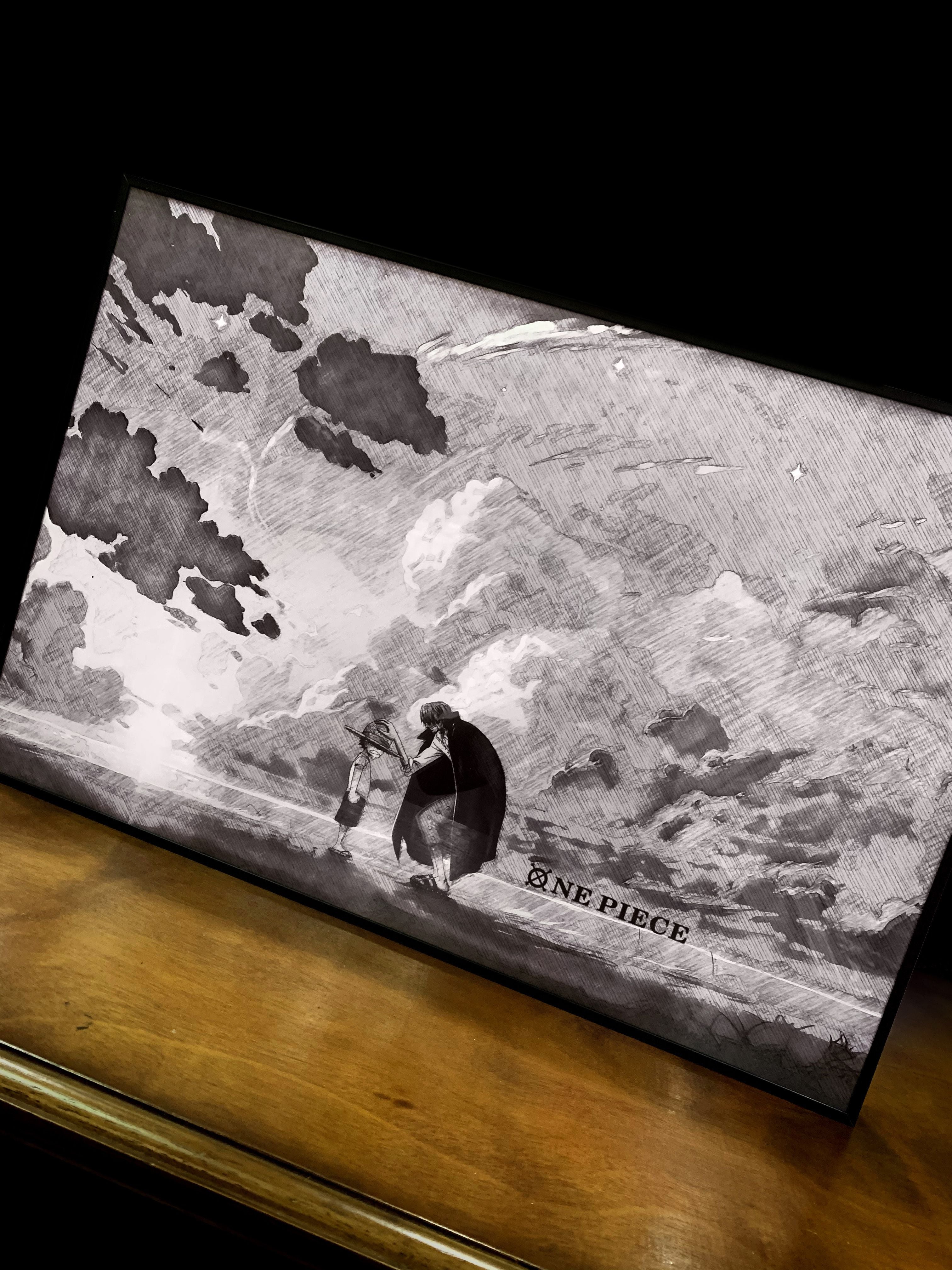 【Pre-sale】Decorative painting of Luffy & Shanks-One piece-Mystical Art Studio