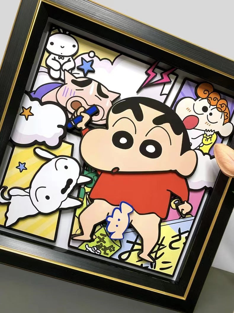 【In stock】Decorative Painting of Crayon Shin-chan-momo Studio