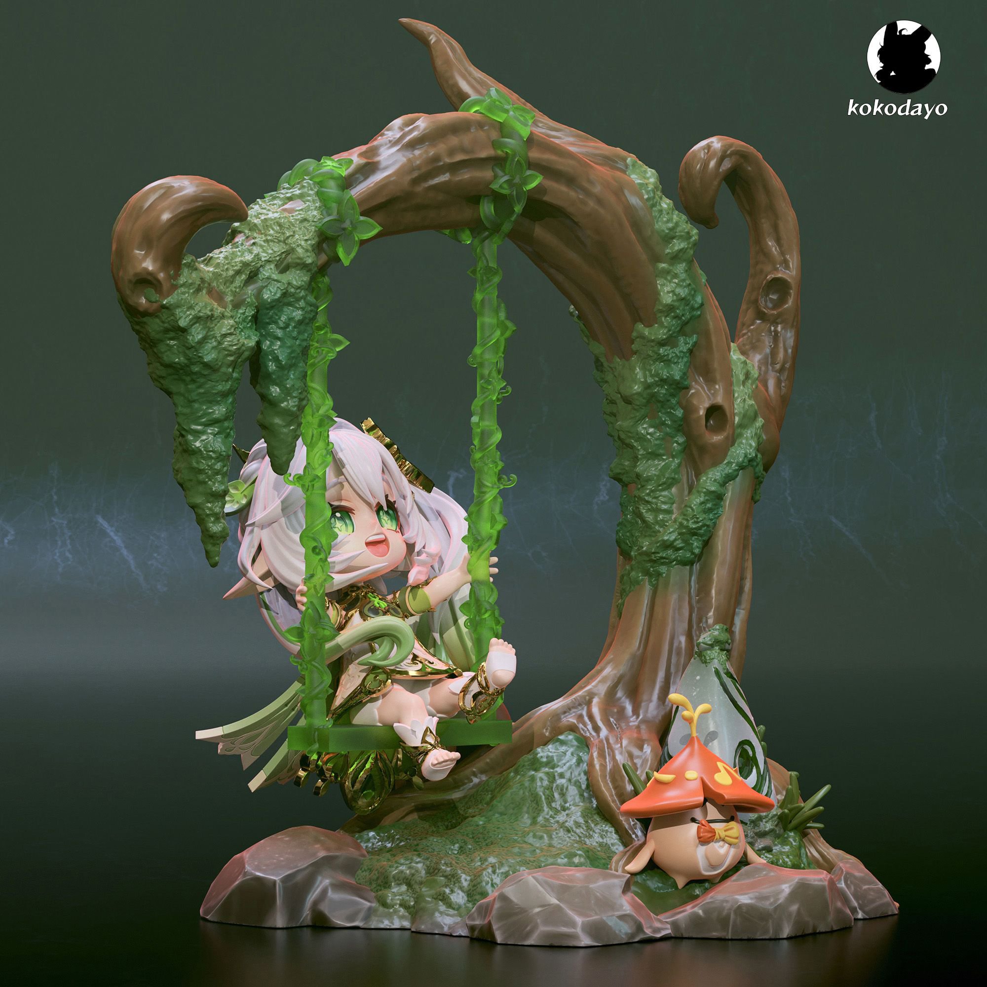 【Pre-sale】Nahida on the Cradle-Genshin Impact-koko dayo Studio