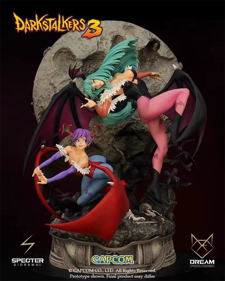 【In stock】1/6 Scale Lilith & Morrigan-Dark Stalkers-Dream Figures Studio