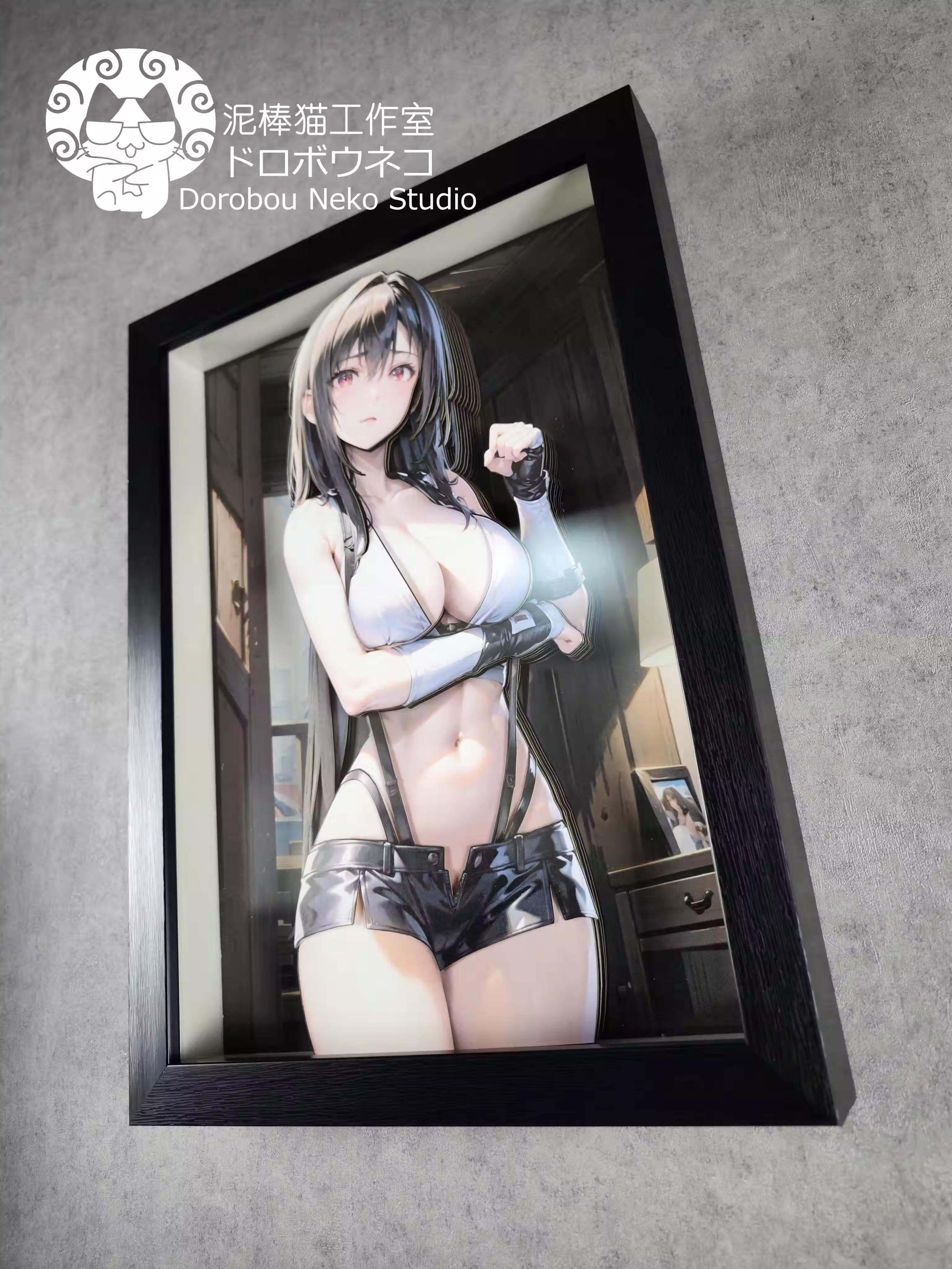 【In stock】DSMG-031 Decorative Painting of Tifa Lockhart-Final Fantasy-Dorobou Neko Studio