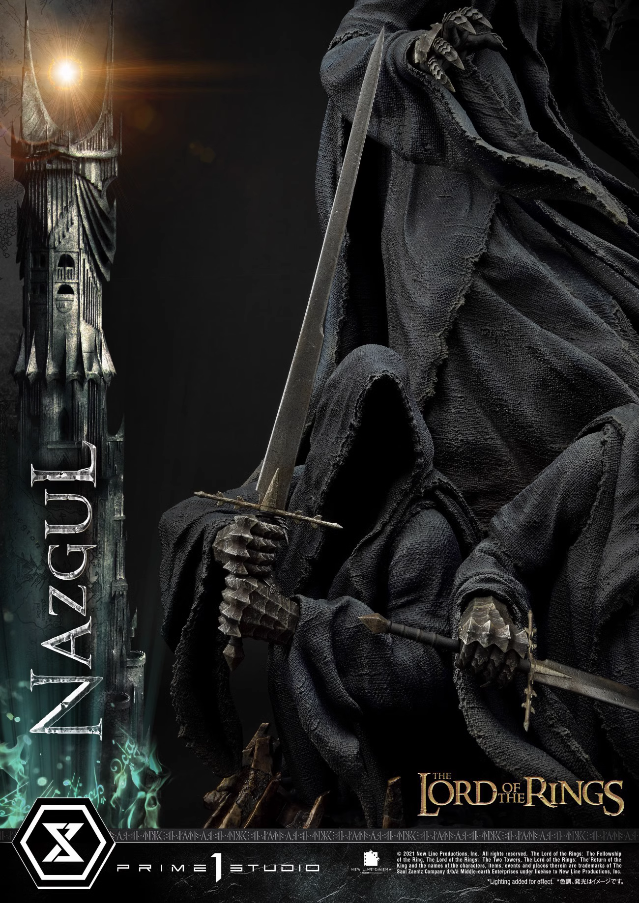 【In stock】1/4 Scale Collection Version PMLOTR 08S NAZGUL Ringwraith-The Lord of the Rings-Prime 1 Studio