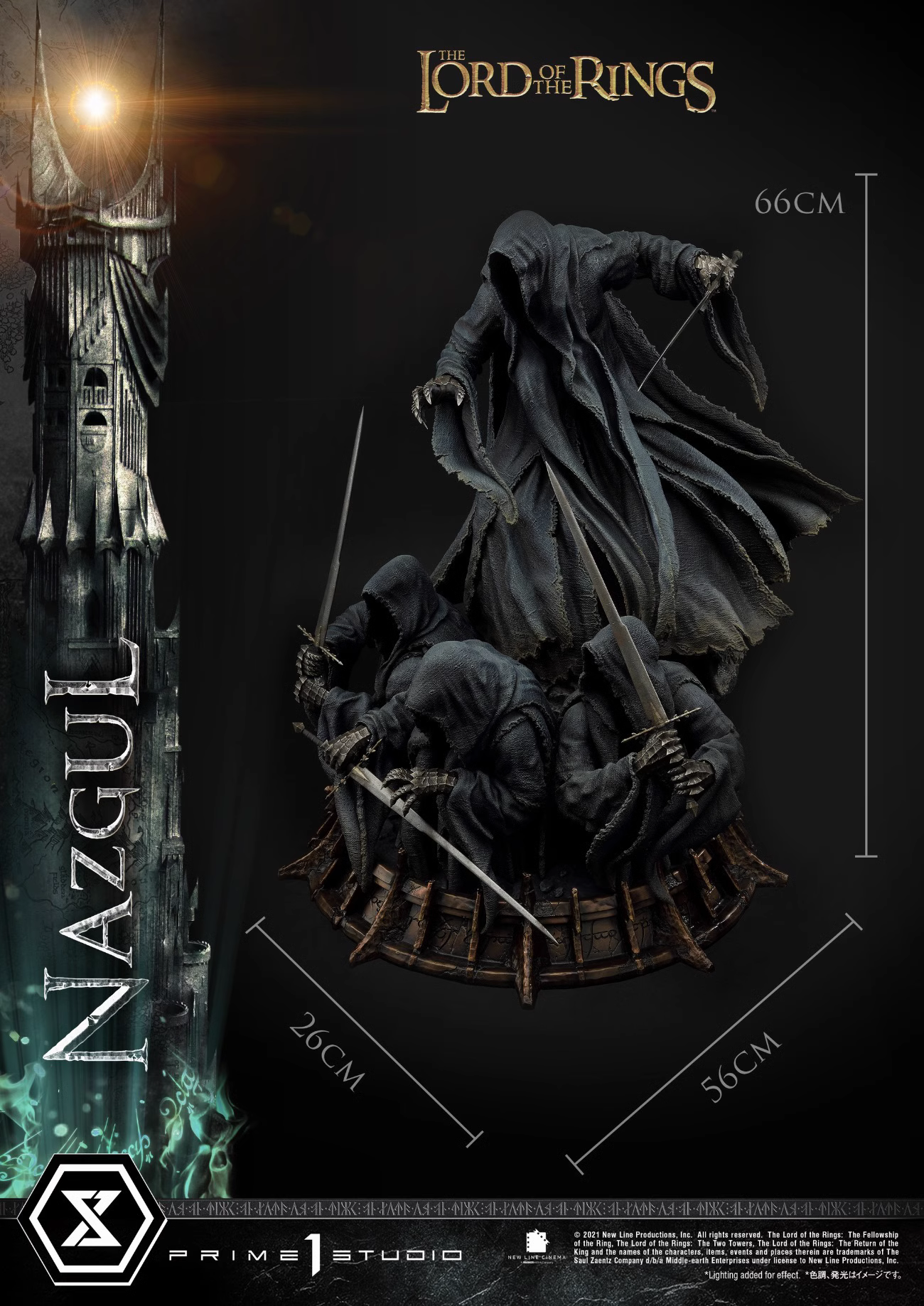 【In stock】1/4 Scale Collection Version PMLOTR 08S NAZGUL Ringwraith-The Lord of the Rings-Prime 1 Studio