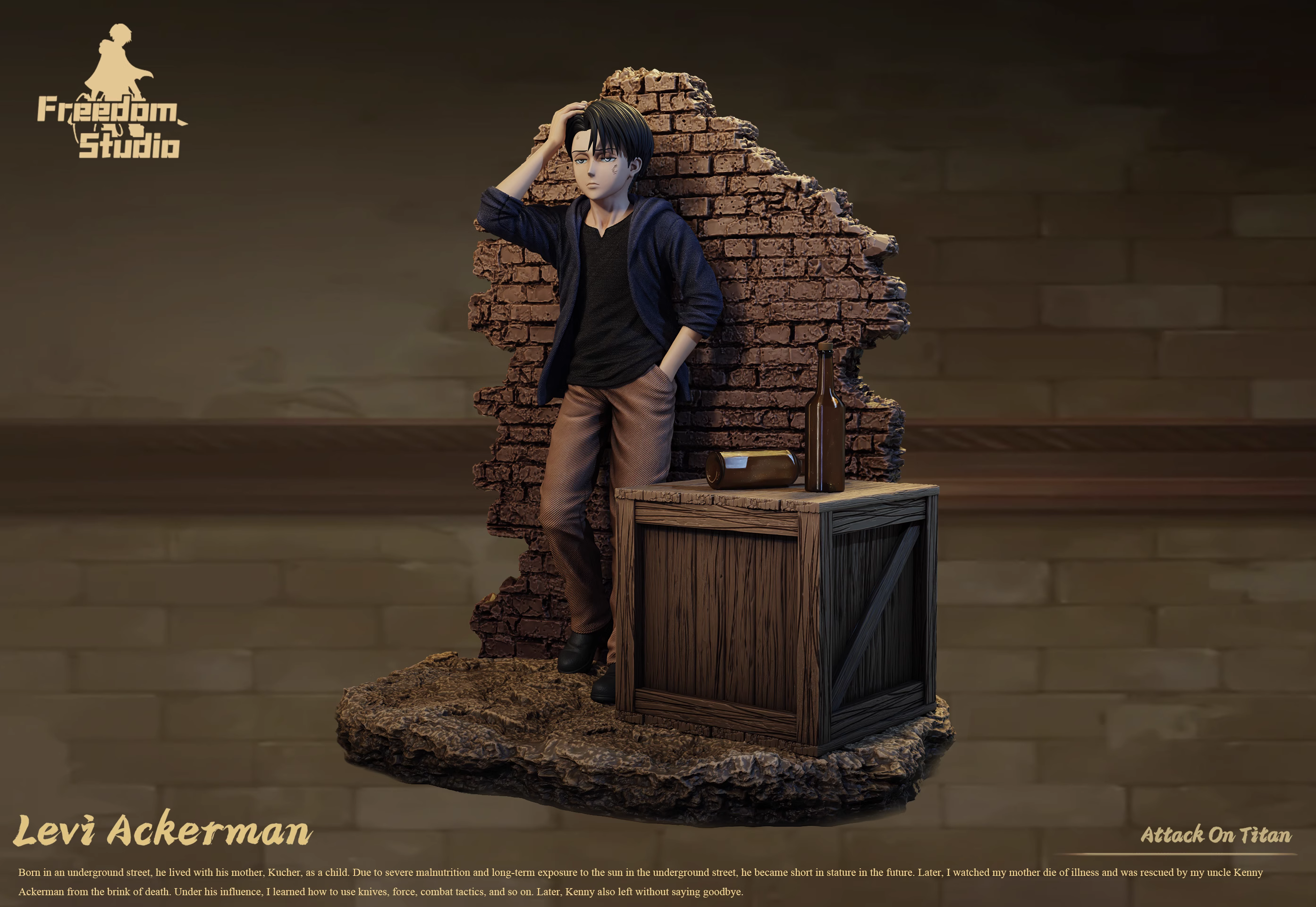 【Pre-sale】Childhood Levi Ackerman-Attack on Titan-Freedom studio