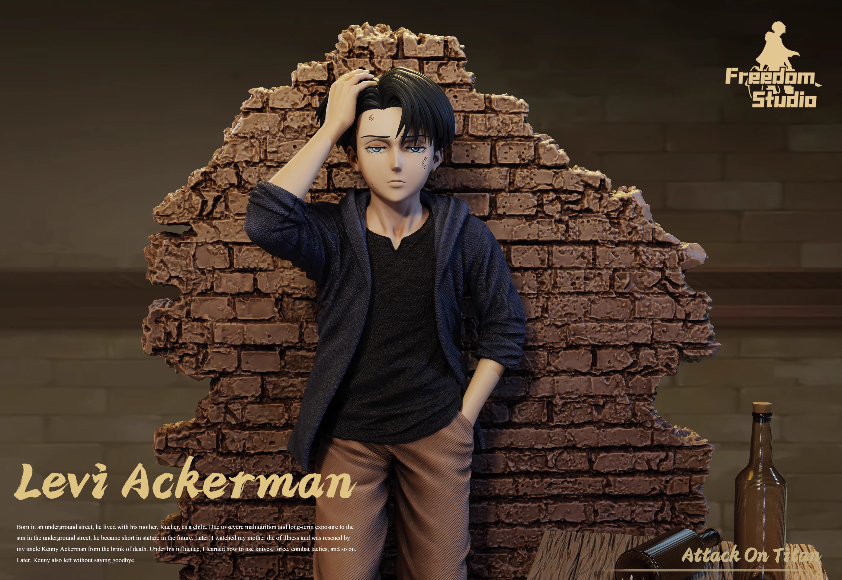 【Pre-sale】Childhood Levi Ackerman-Attack on Titan-Freedom studio