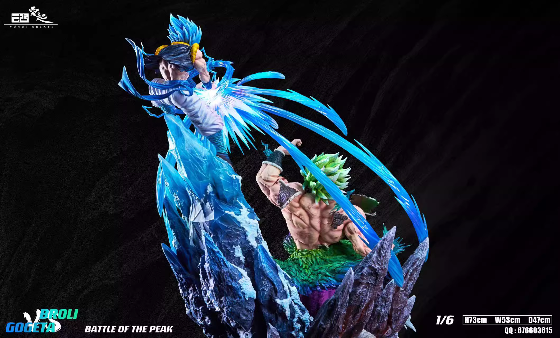 【Sold out no more】1/6 Scale No.9 Gogeta VS Broli-YunQi Studio