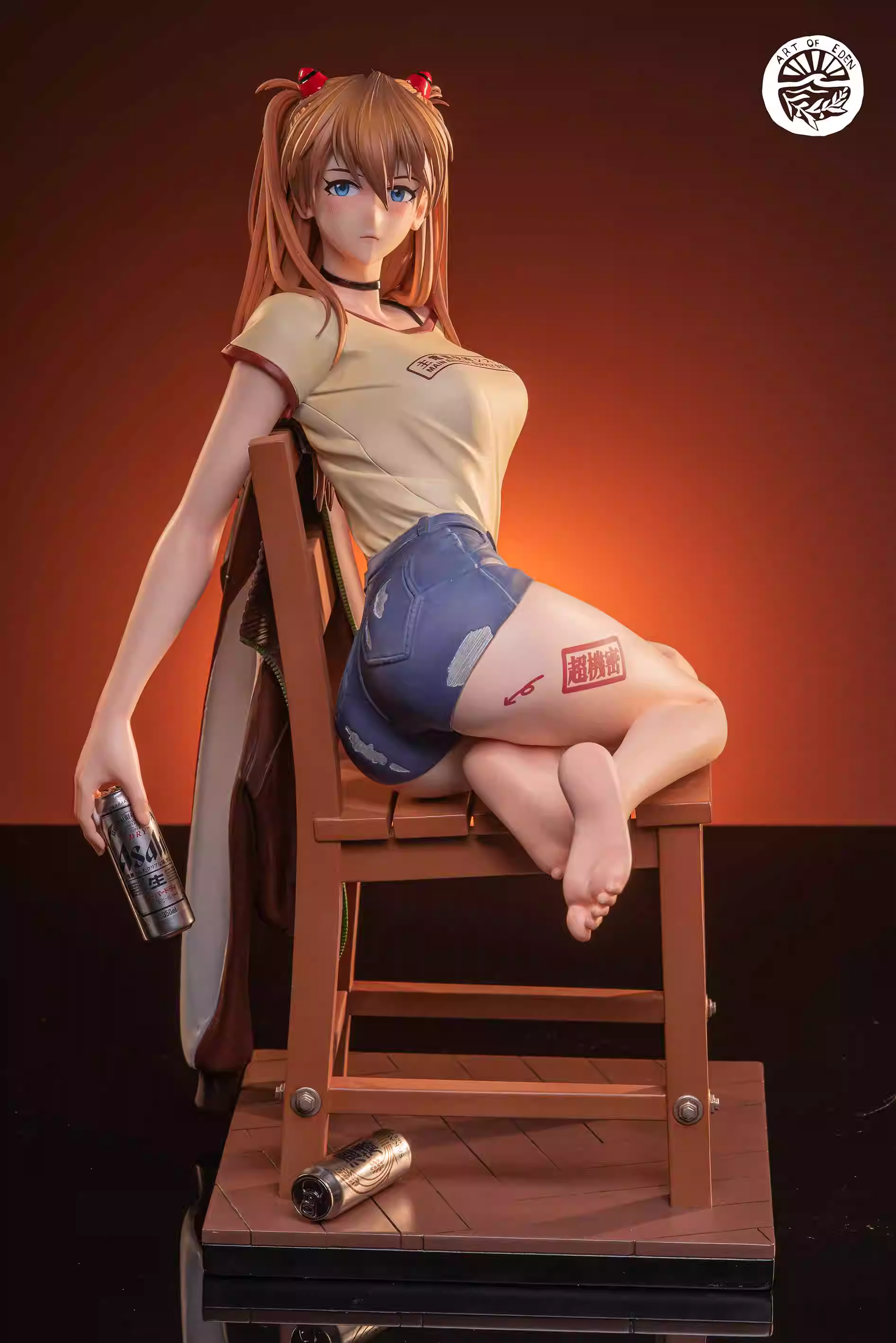 【Sold out】1/4 Scale Slightly Tipsy Asuka Langley Soryu-EVA-Art of Eden Studio
