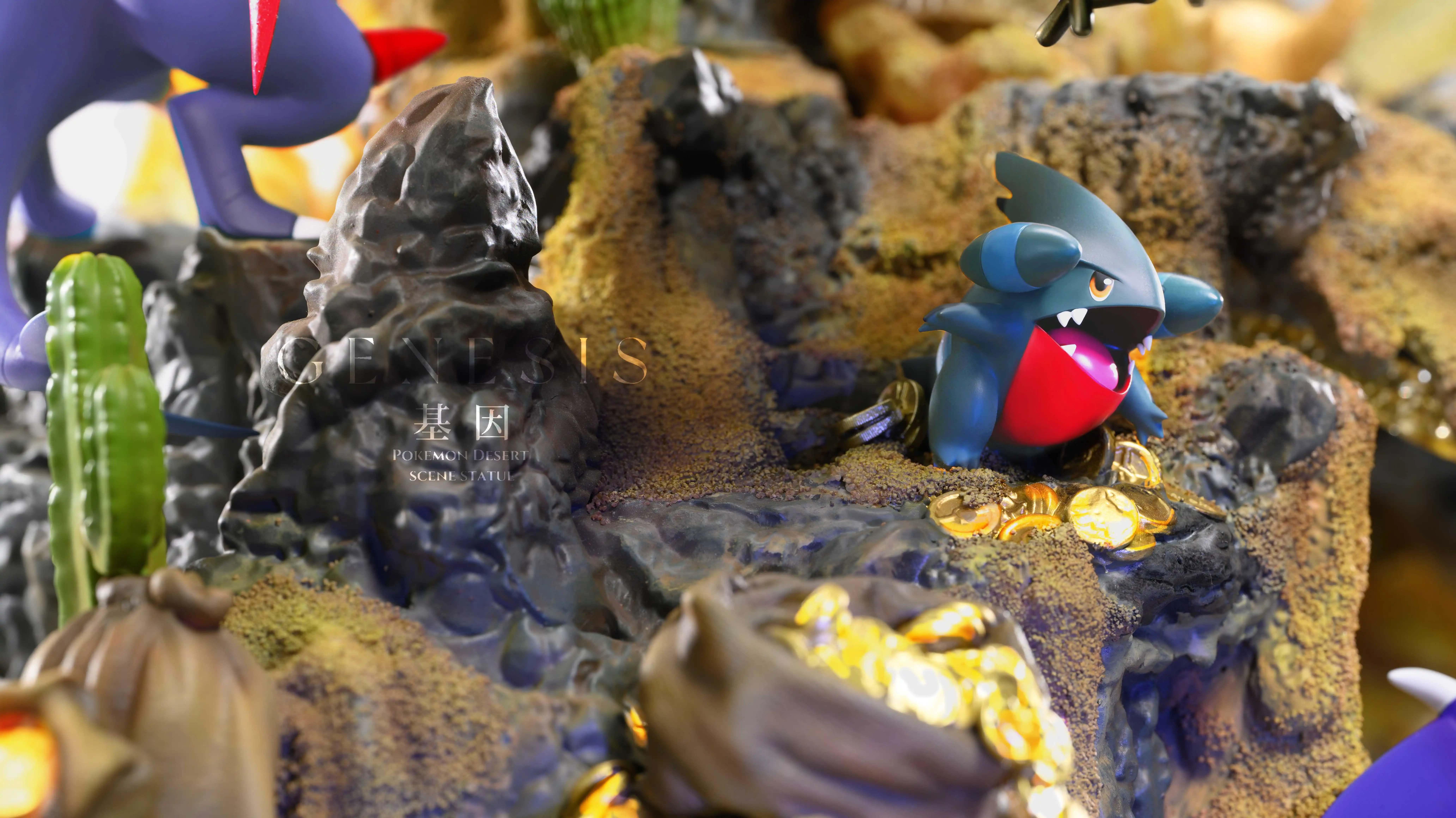 【Pre-sale】Group A Standard Beach Scene Tyranitar & Alakazam-Pokemon-Genesis Studio