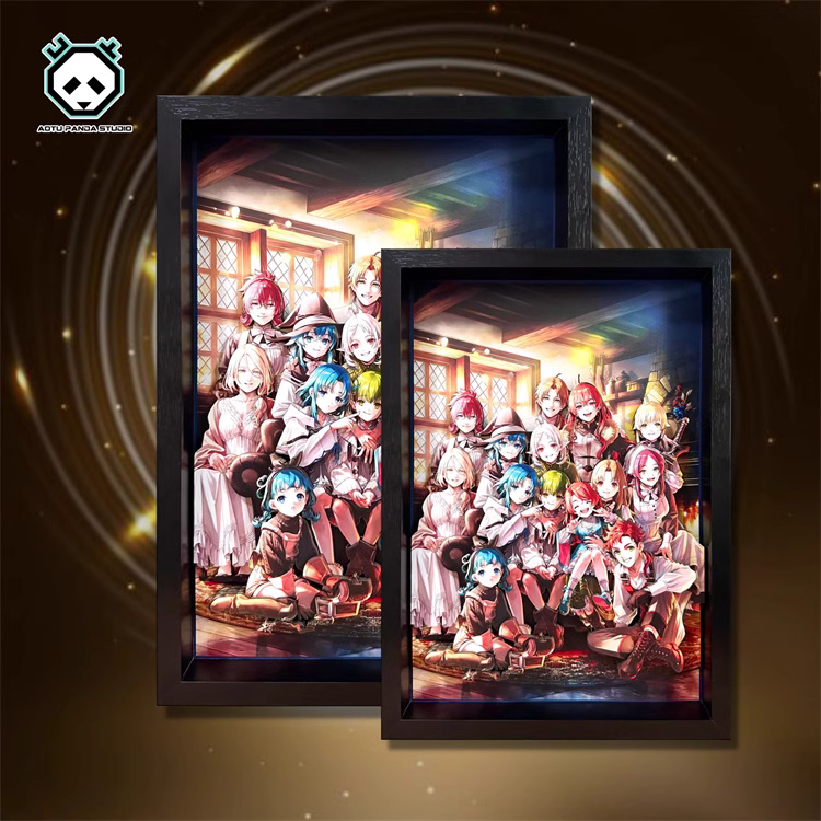 【In stock】3D Decorative Painting of Whole Characters in Mushoku Tensei：Jobless Reincarnation-AoTu Panda Studio