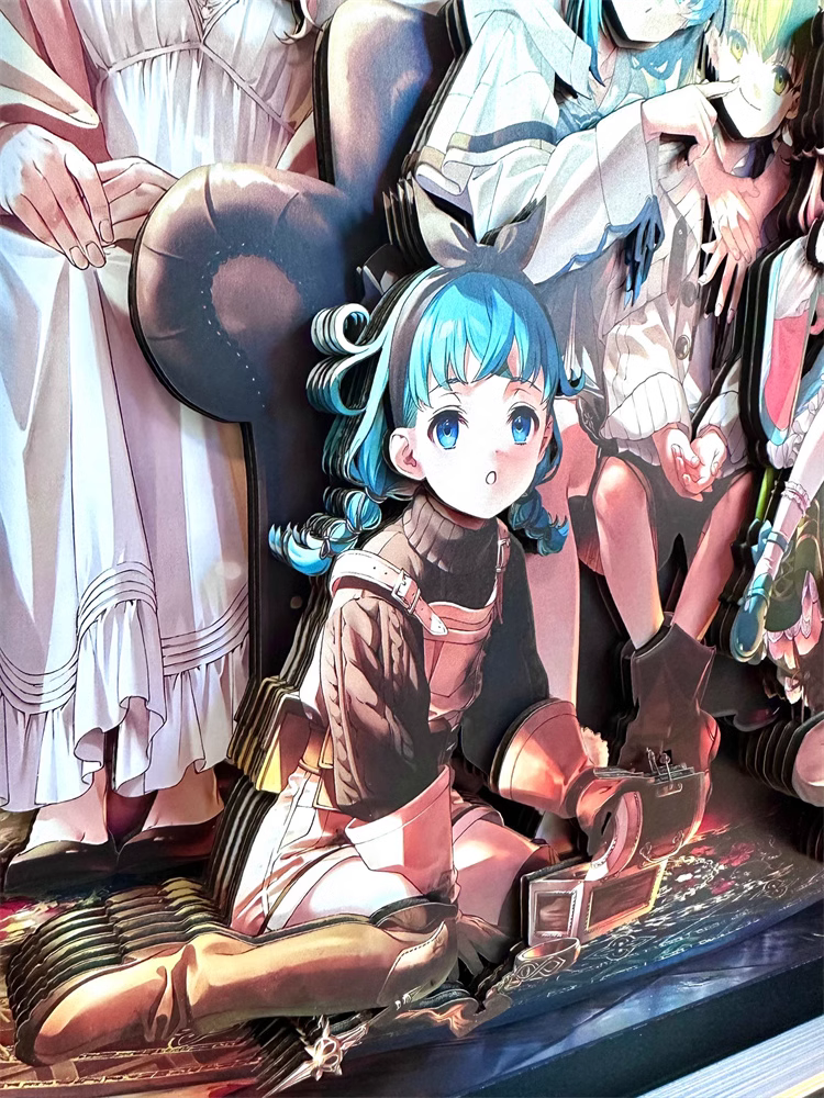 【In stock】3D Decorative Painting of Whole Characters in Mushoku Tensei：Jobless Reincarnation-AoTu Panda Studio