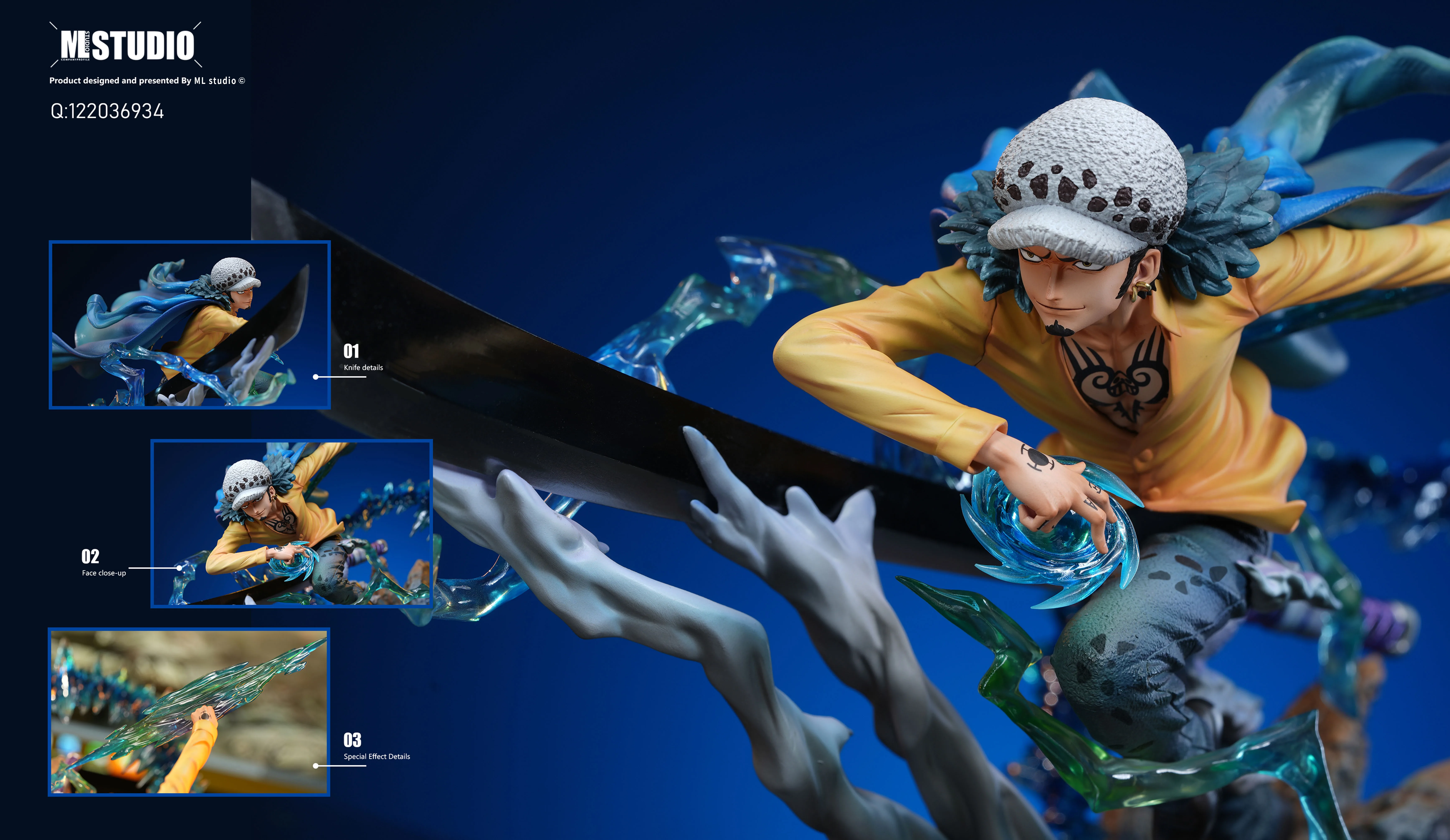 【Sold out】Awakening Trafalgar D. Water Law-One piece-ML Studio