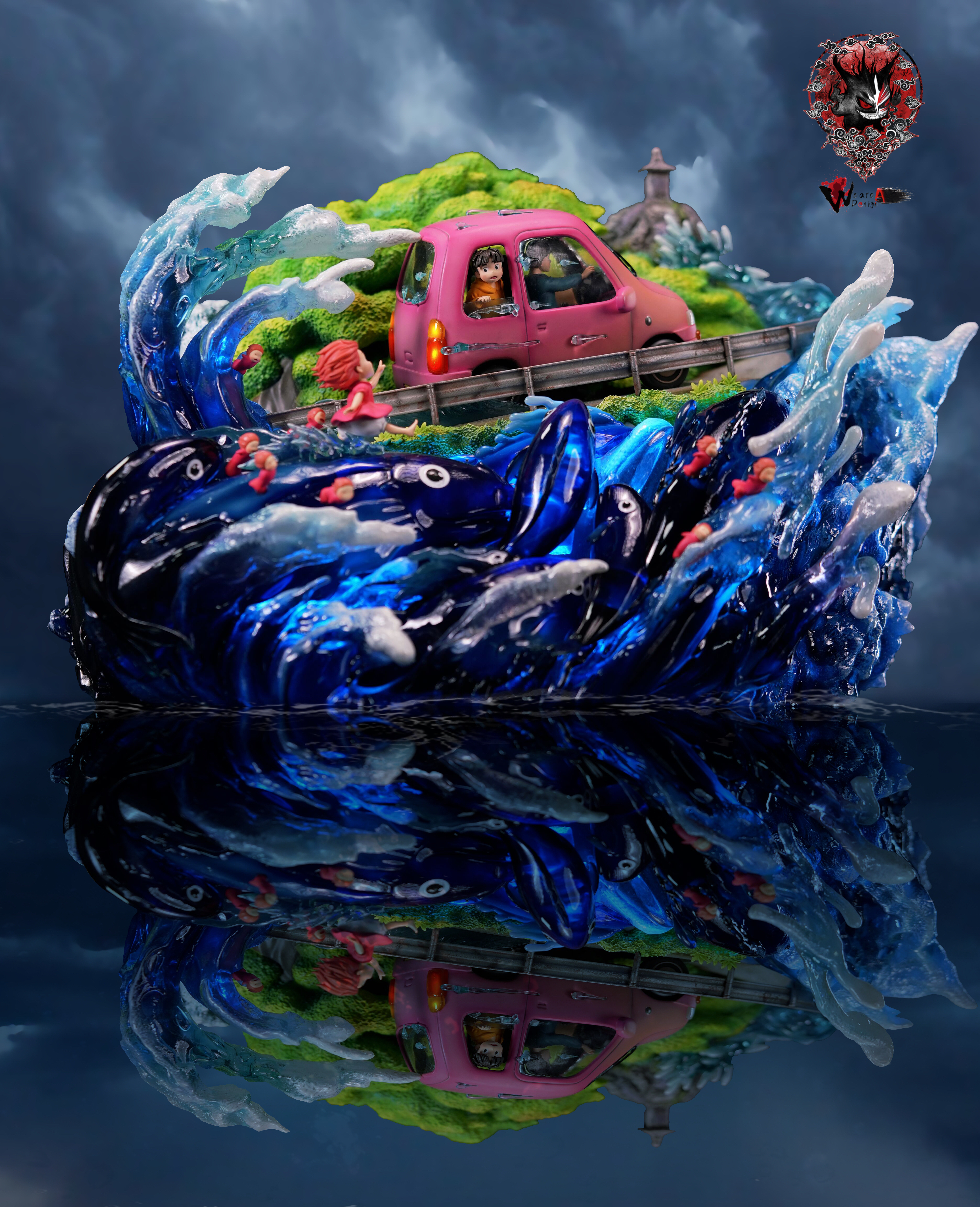 【Few left】Sea Chasing Ponyo & Sosuke-Ponyo on the Cliff-Weare A Design