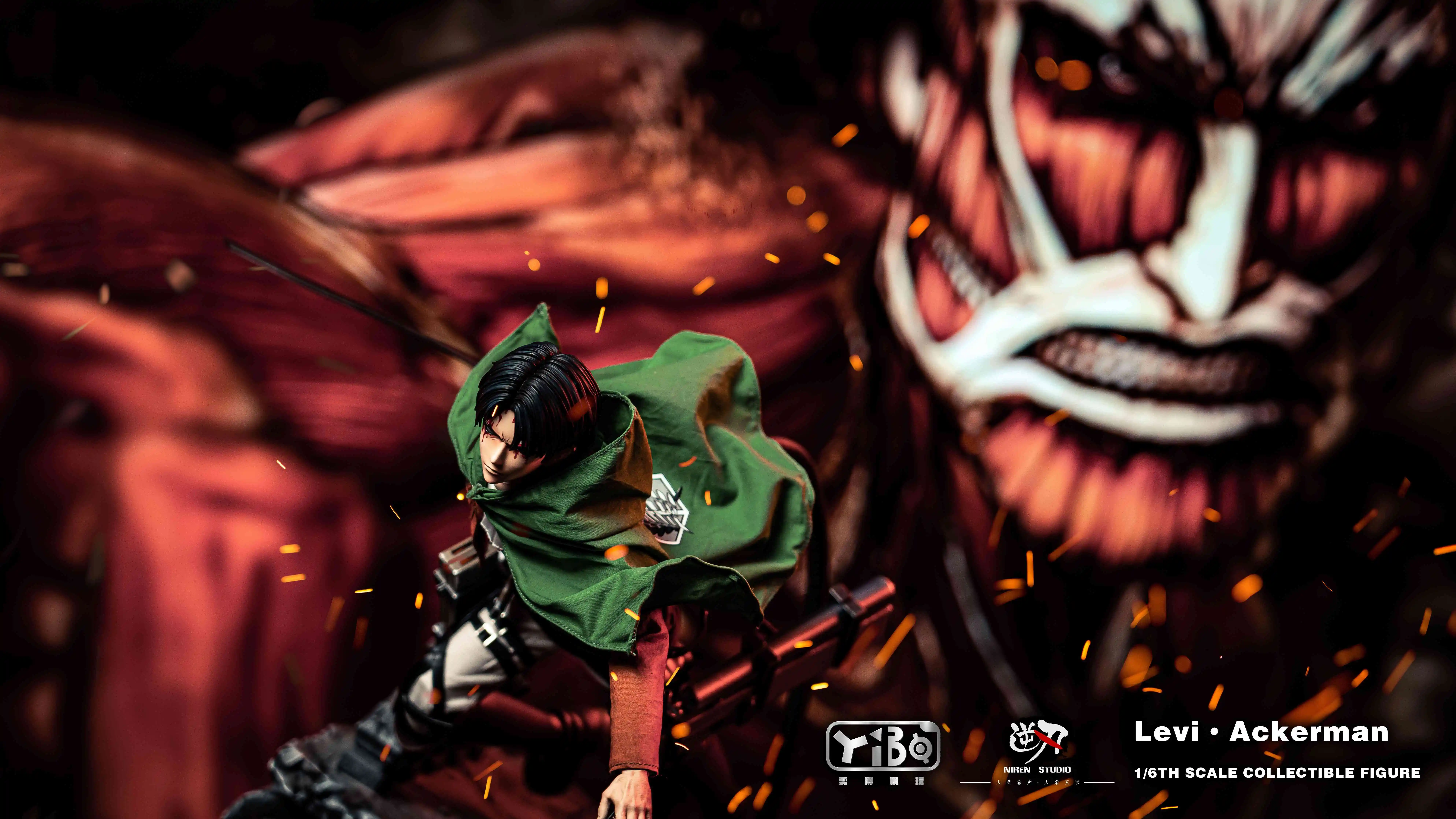 【In stock】1/6 Scale Levi Ackerman-Attack on Titan-Niren studio