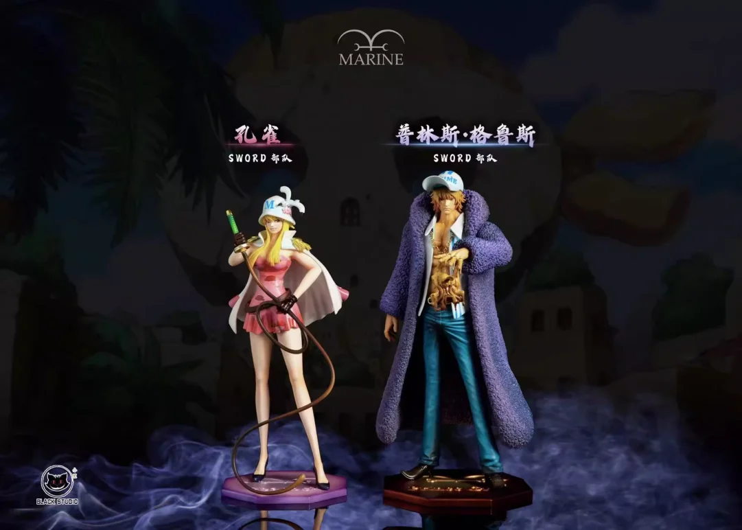 入荷now 安全 Pre-sale】Sword Marine Peacock & Prince Grus-One piece-Black ワンピース