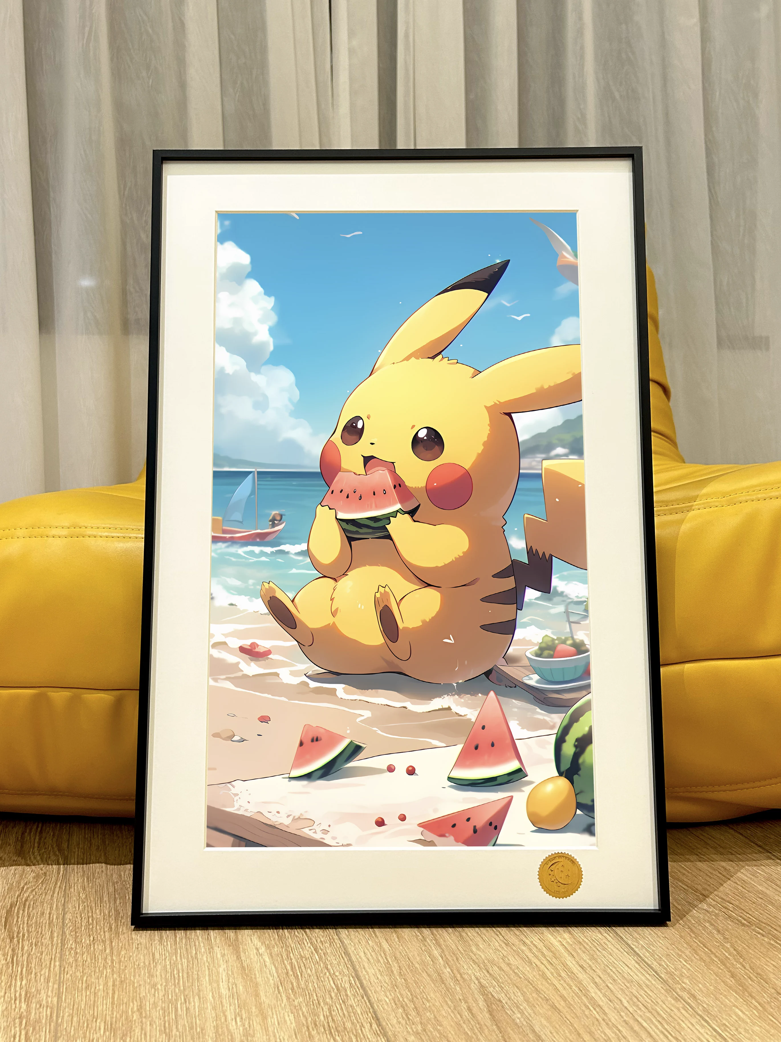 【Pre-sale】Decorative Painting of Summer Pikachu-Pokemon-XingKong Studio