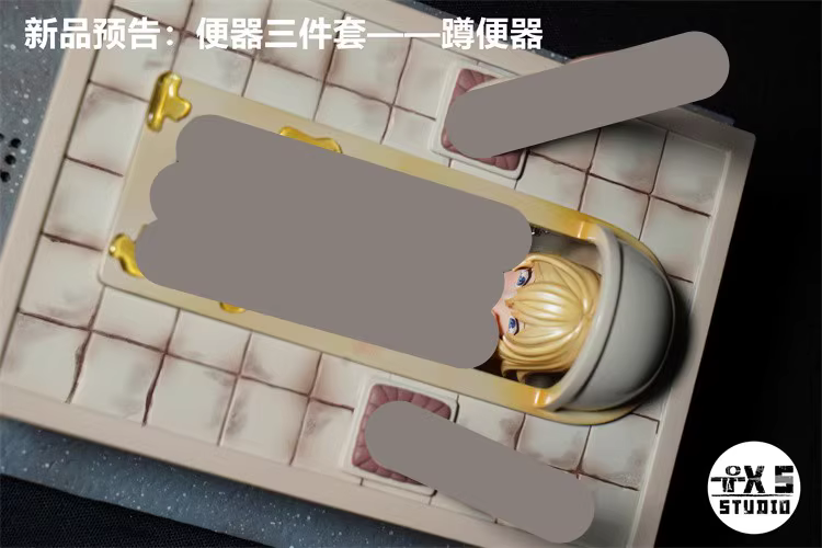 【Pre-sale closed】1/6 Scale Squatting WC Pan Girl-Other Series-TXS Studio