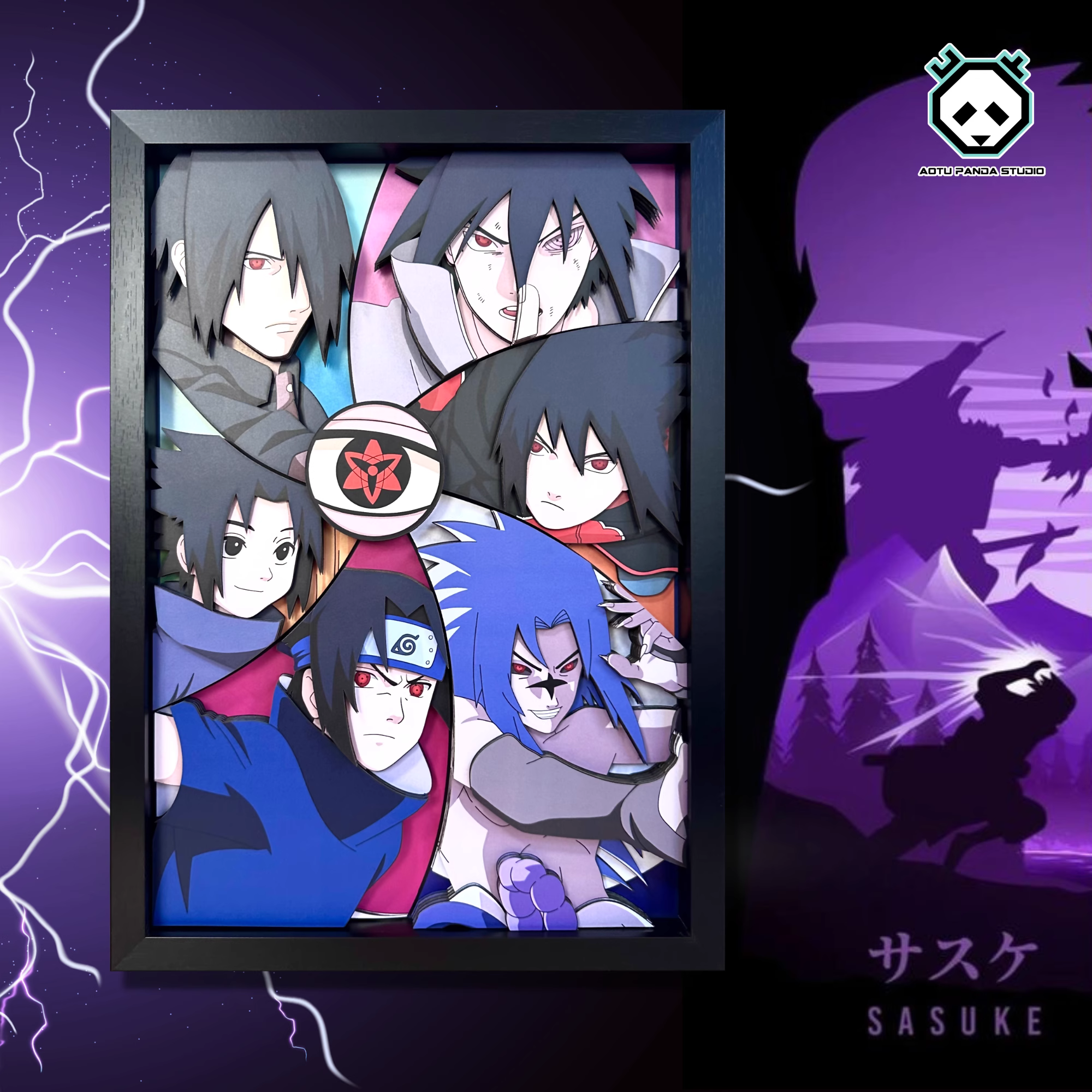 【In stock】Decorative Painting of Uchiha Sasuke-Aotu Panda