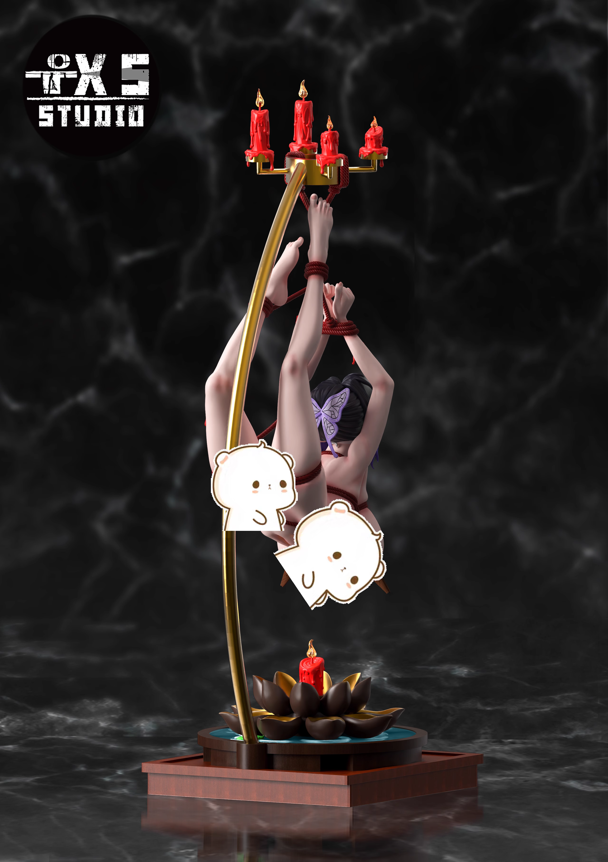 【Pre-sale closed】1/4 Scale Naked Hanging Kochou Shinobu-T.X.S Studio