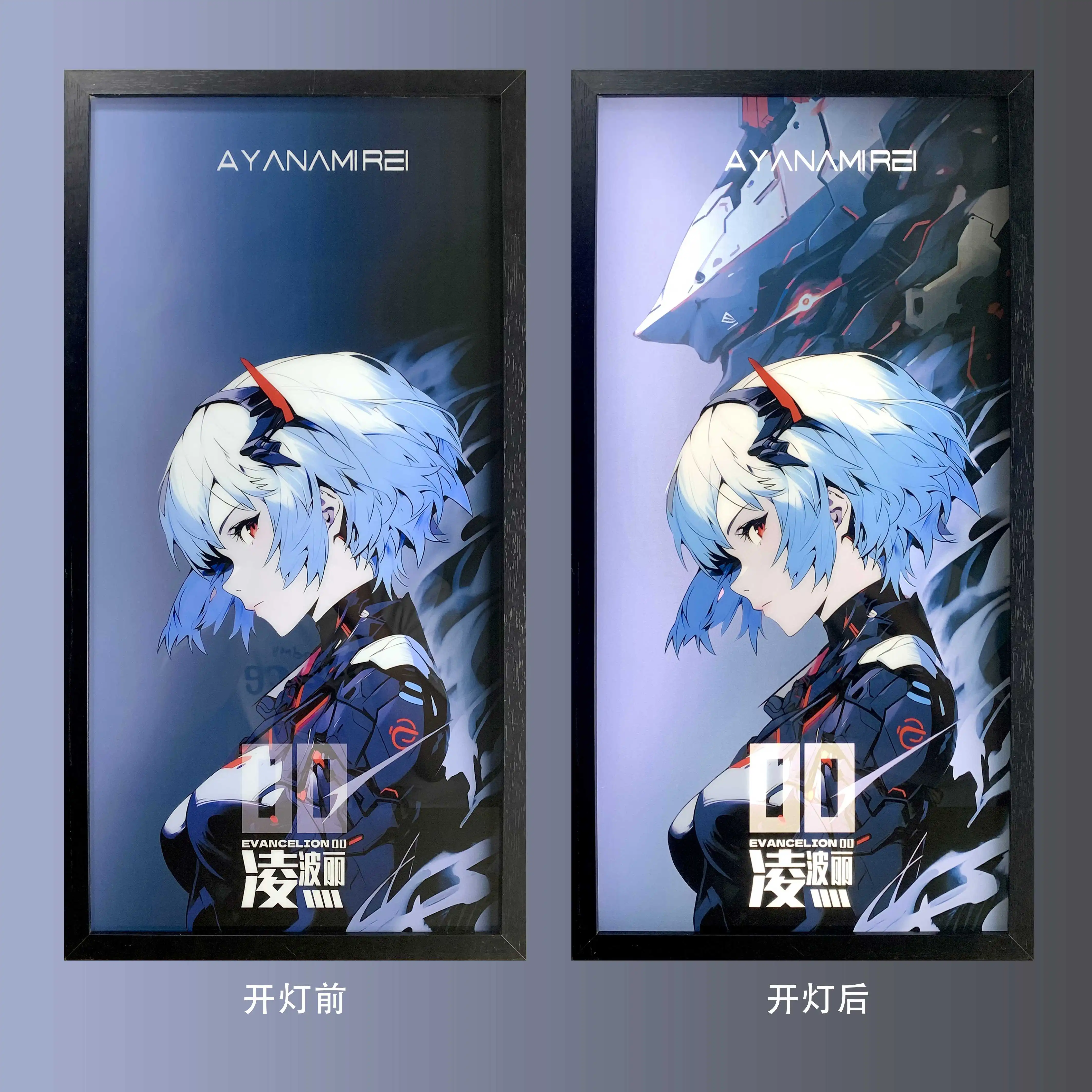 【In stock】Decorative Painting of Asuka Langley Soryu & Ayanami Rei-EVA-MOMO Studio