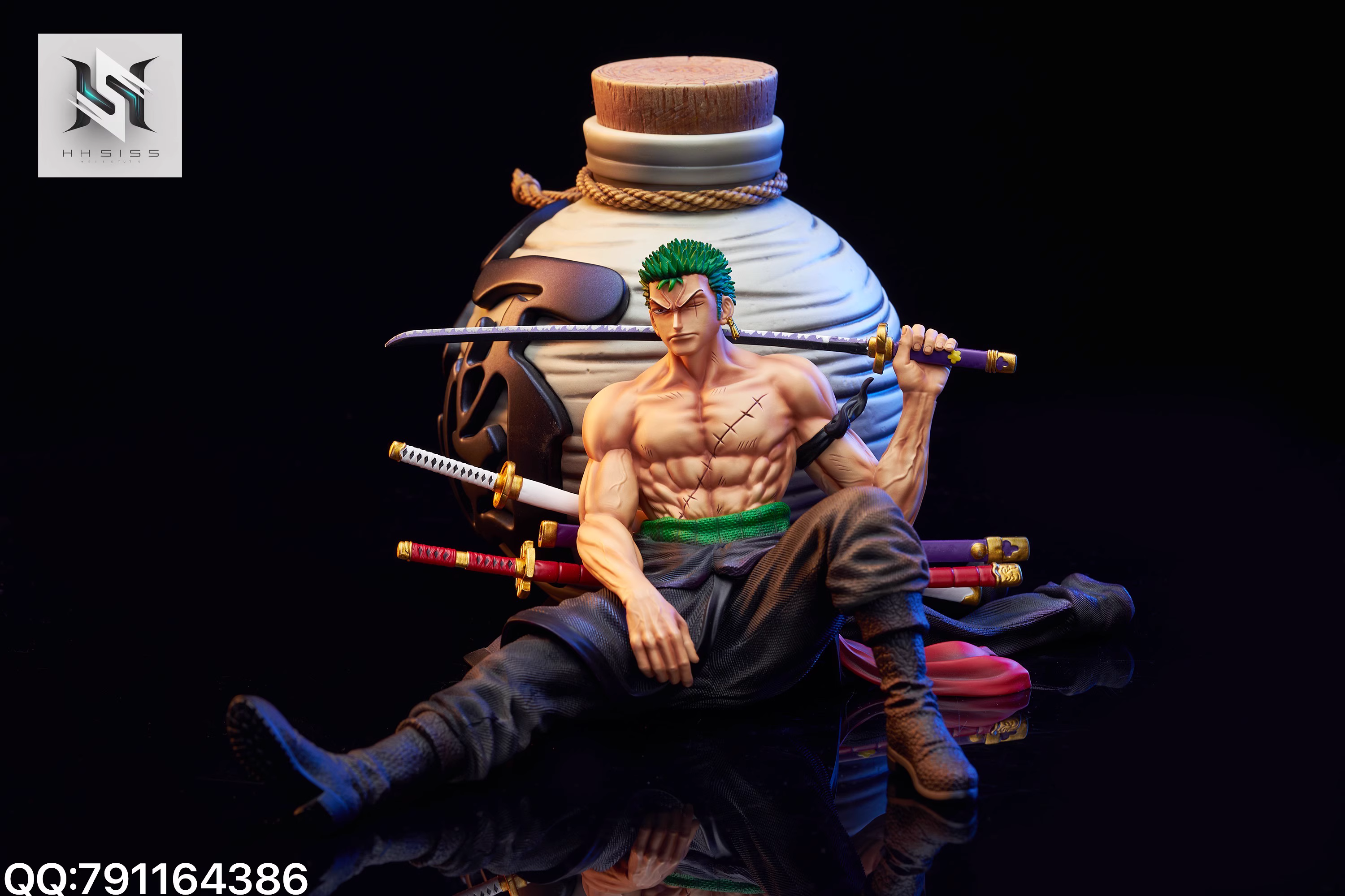 【In stock】1/8 Scale Wine Pot Zoro-One piece-HS Studio