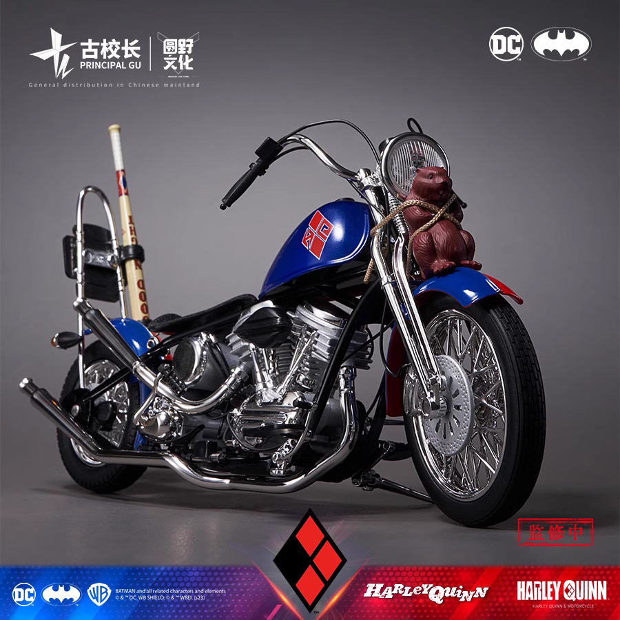 【Pre-sale】1/10 Scale Harley Quinn & Motorbike-DC Studio