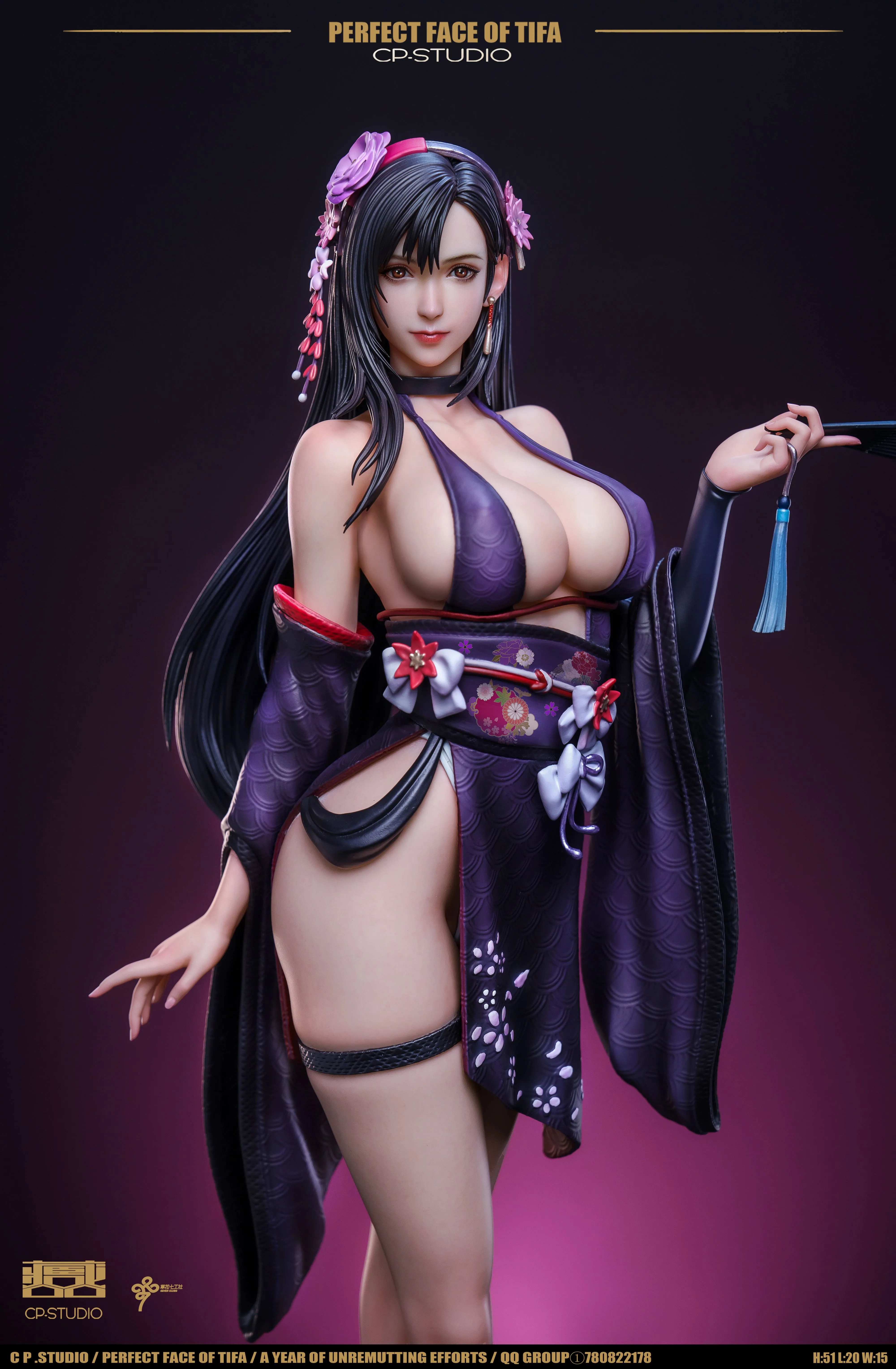 【Last one】1/4 Scale Kimono Tifa Lockhart-Final Fantasy-CangPin Studio