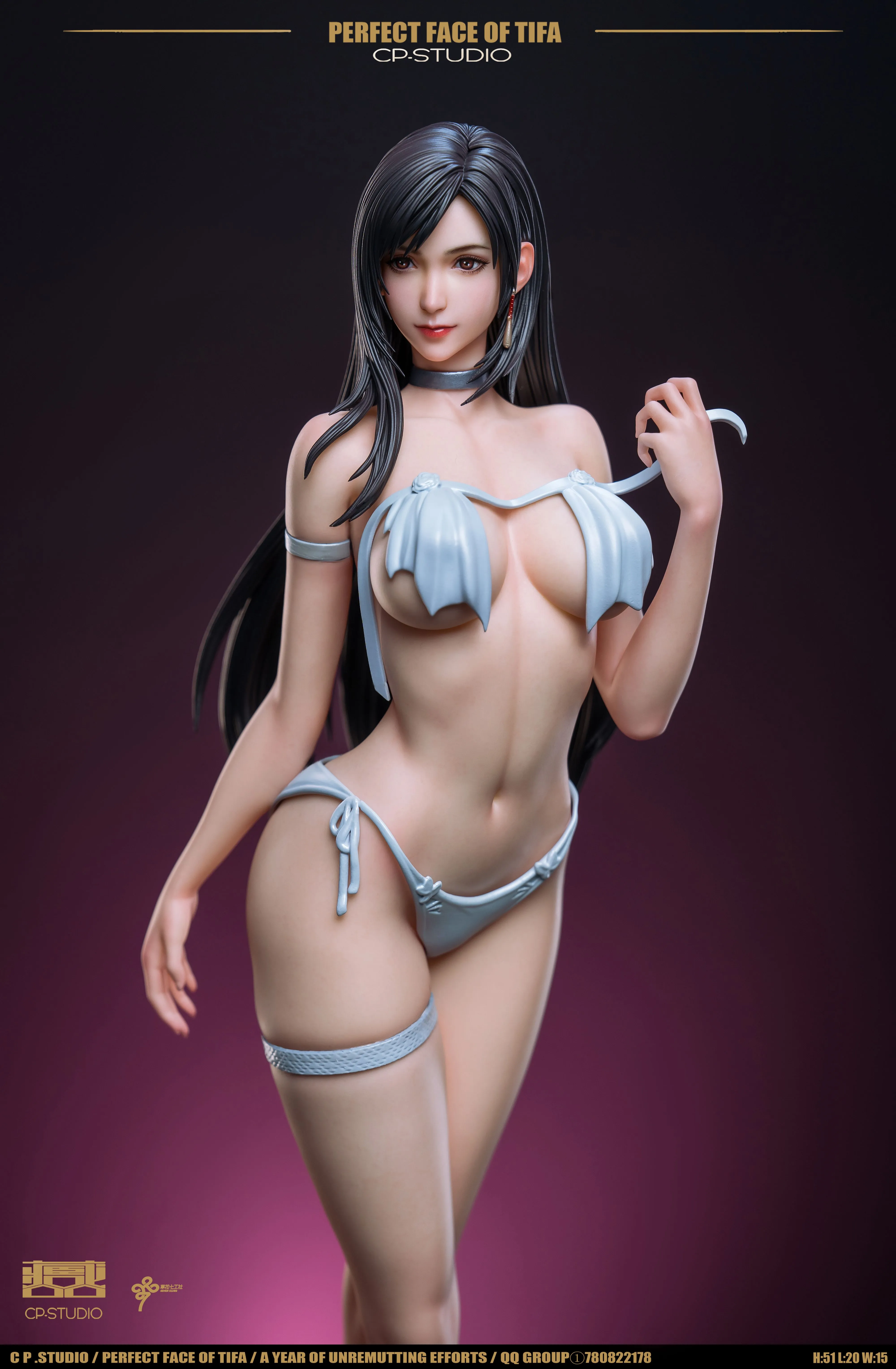 【Last one】1/4 Scale Kimono Tifa Lockhart-Final Fantasy-CangPin Studio