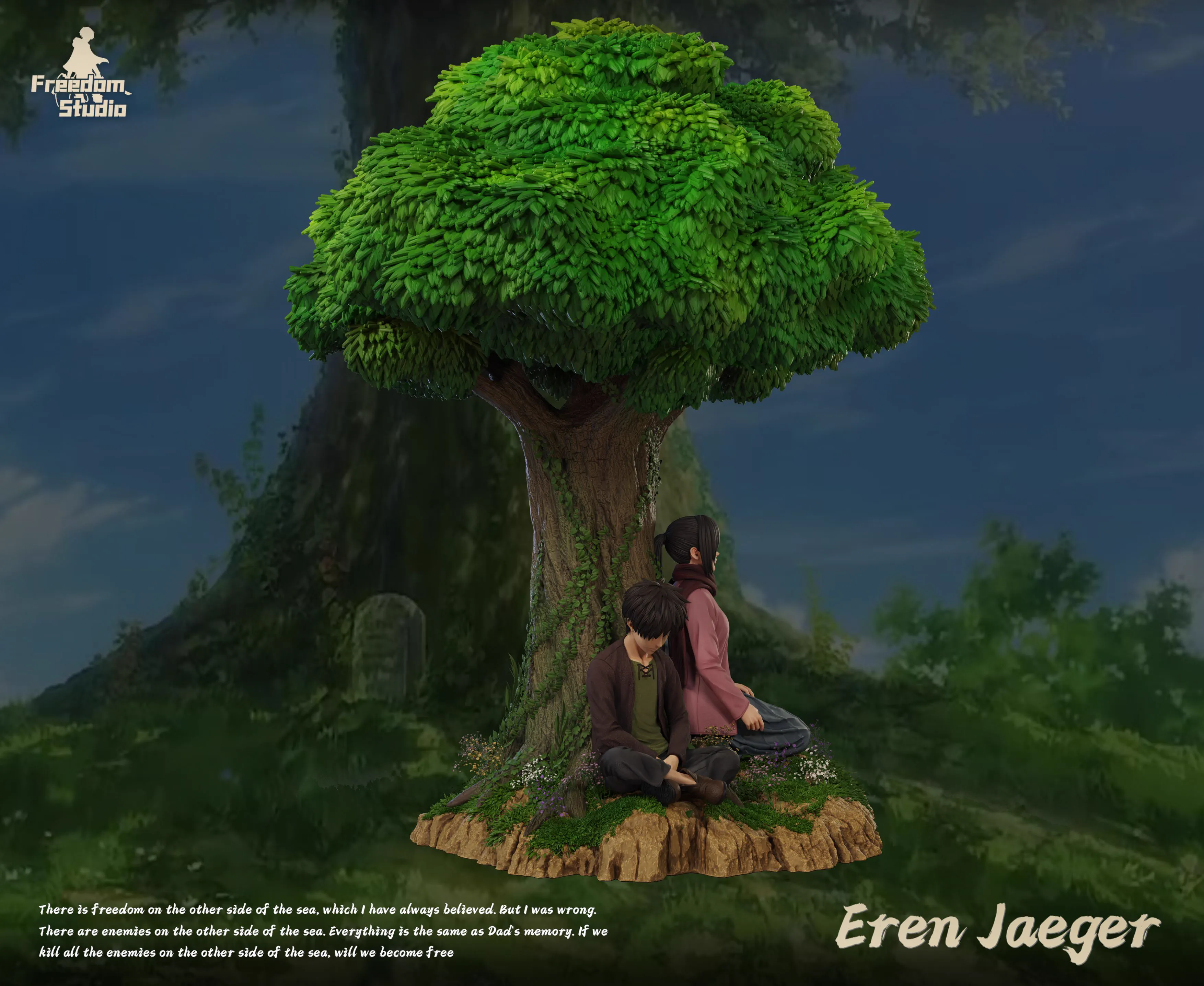 【Pre-sale】Sleeping Eren-Attack on Titan-Freedom studio