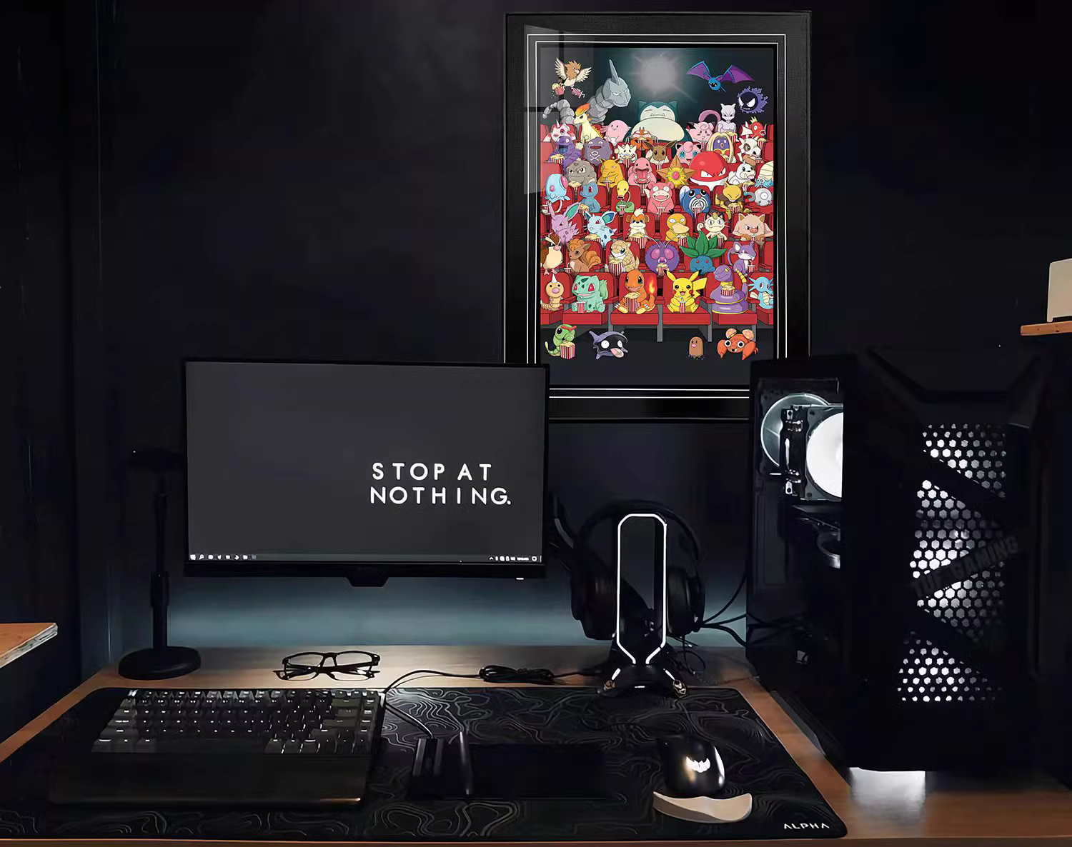 【In stock】Decorative Painting of Pokemon in Cinema-Billion Birds Studio