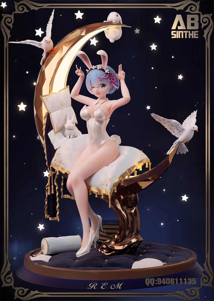 【Sold out】1/6 Scale Bunny Girl Ver. Rem-Re:Starting Life From Zero in a Different World-ABsinthe Studio