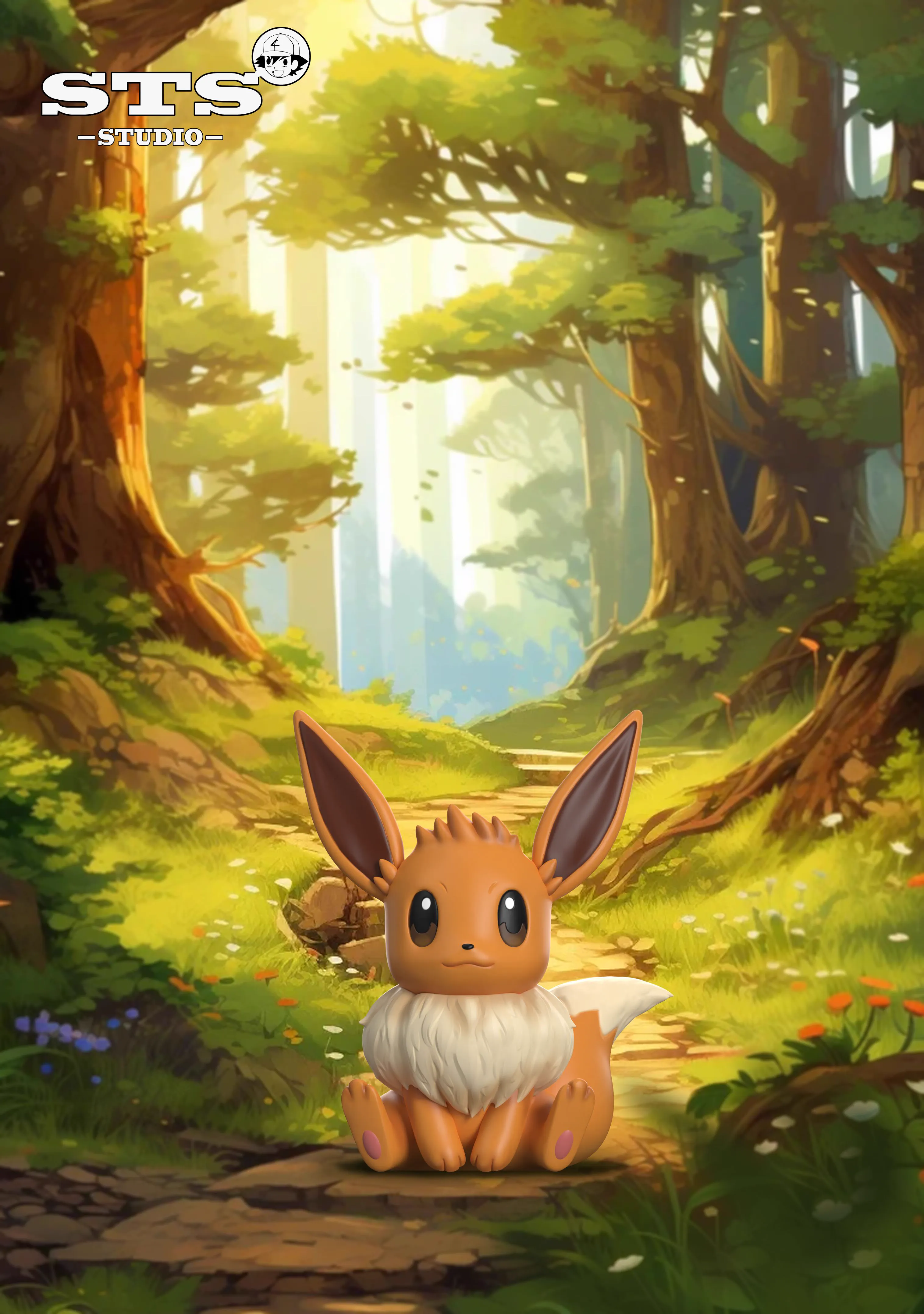 【Sold out】1/20 Scale Eevee Group-Pokemon-STS Studio