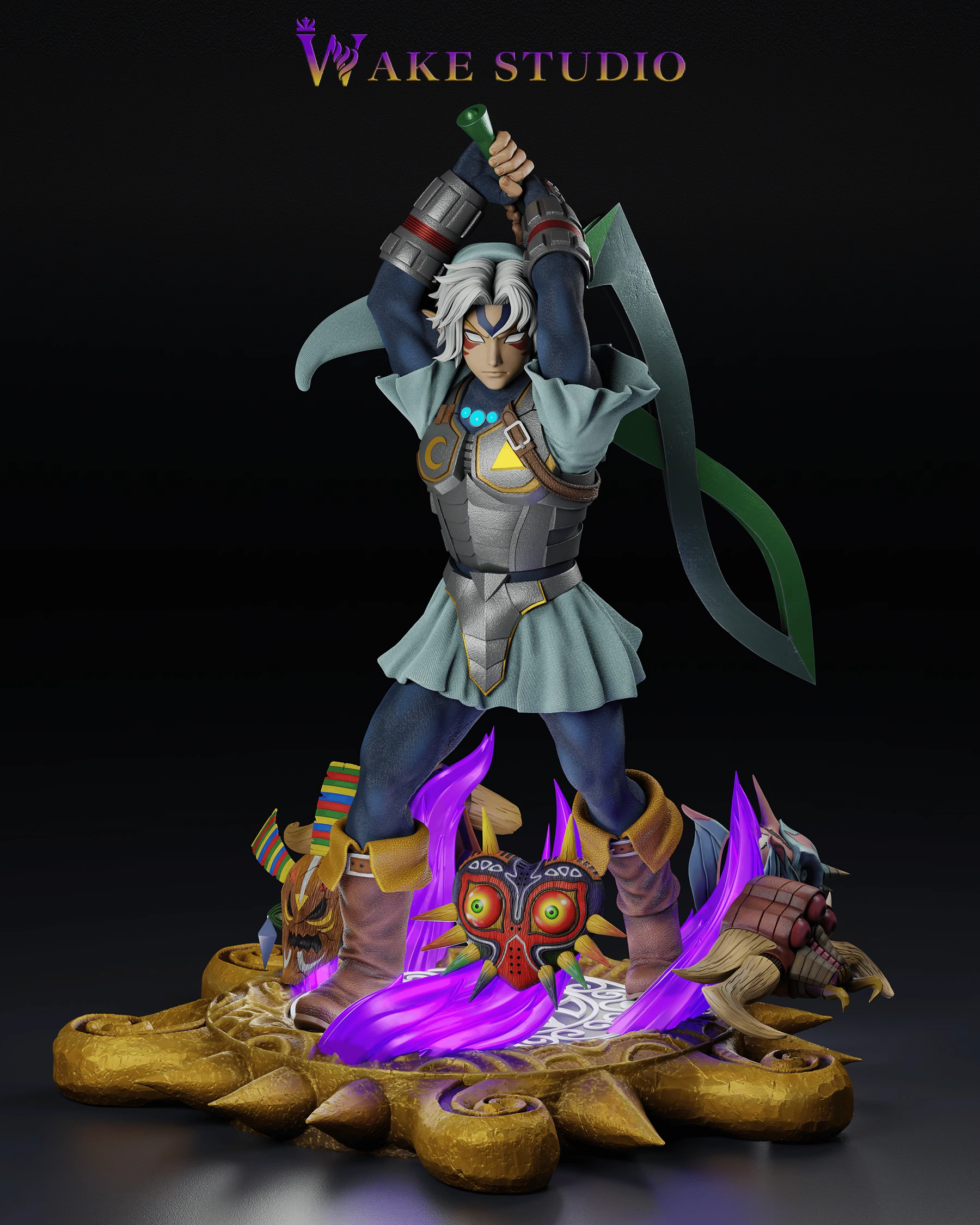 【Sold out】1/4 & 1/6 Scale Majora's Mask Link-The Legend of Zelda-Wake Studio