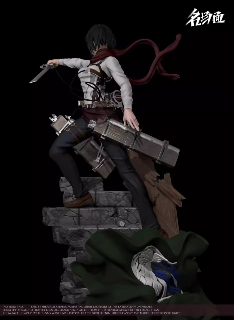 【Pre-sale】1/6 Scale 010 Knife Drawing Mikasa·Ackerman-Attack on Titan-Typical Scene Studio
