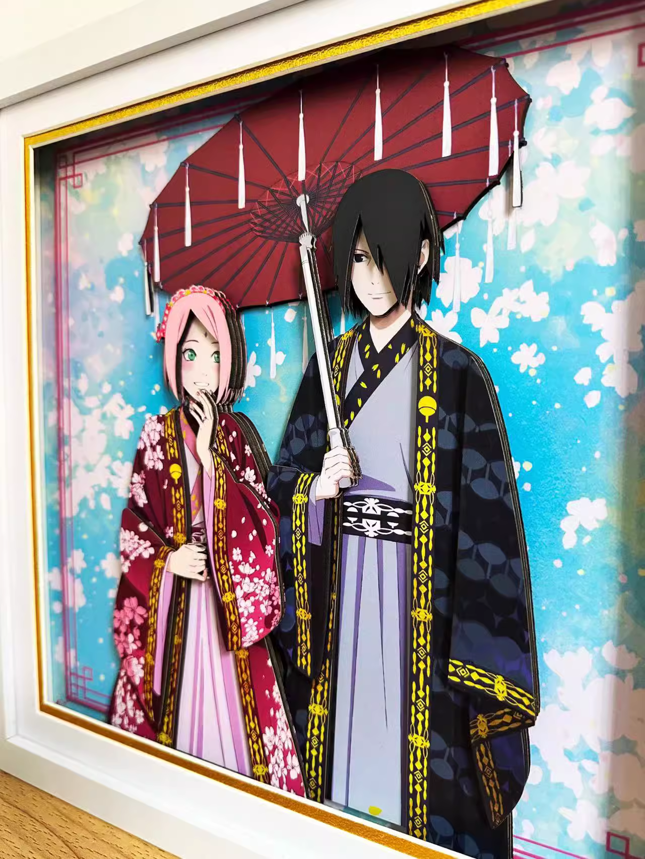 【In stock】Decorative Painting of Love of Uchiha Sasuke & Haruno Sakura-Aotu Panda