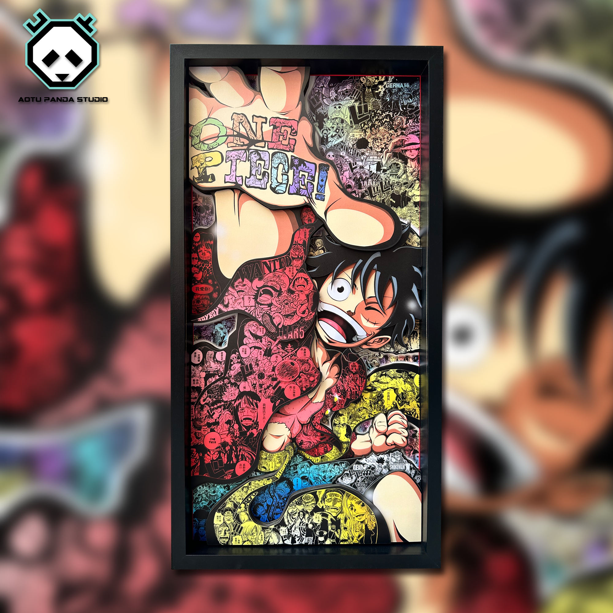 【In stock】Decorative Painting of Luffy-Aotu Panda