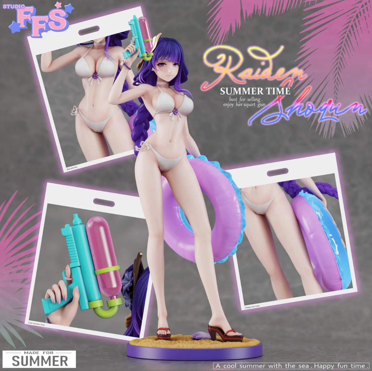【Sold out no more】Swimsuit Ver. Yae Miko & Raiden Shogun-Genshin Impact-FFS Studio