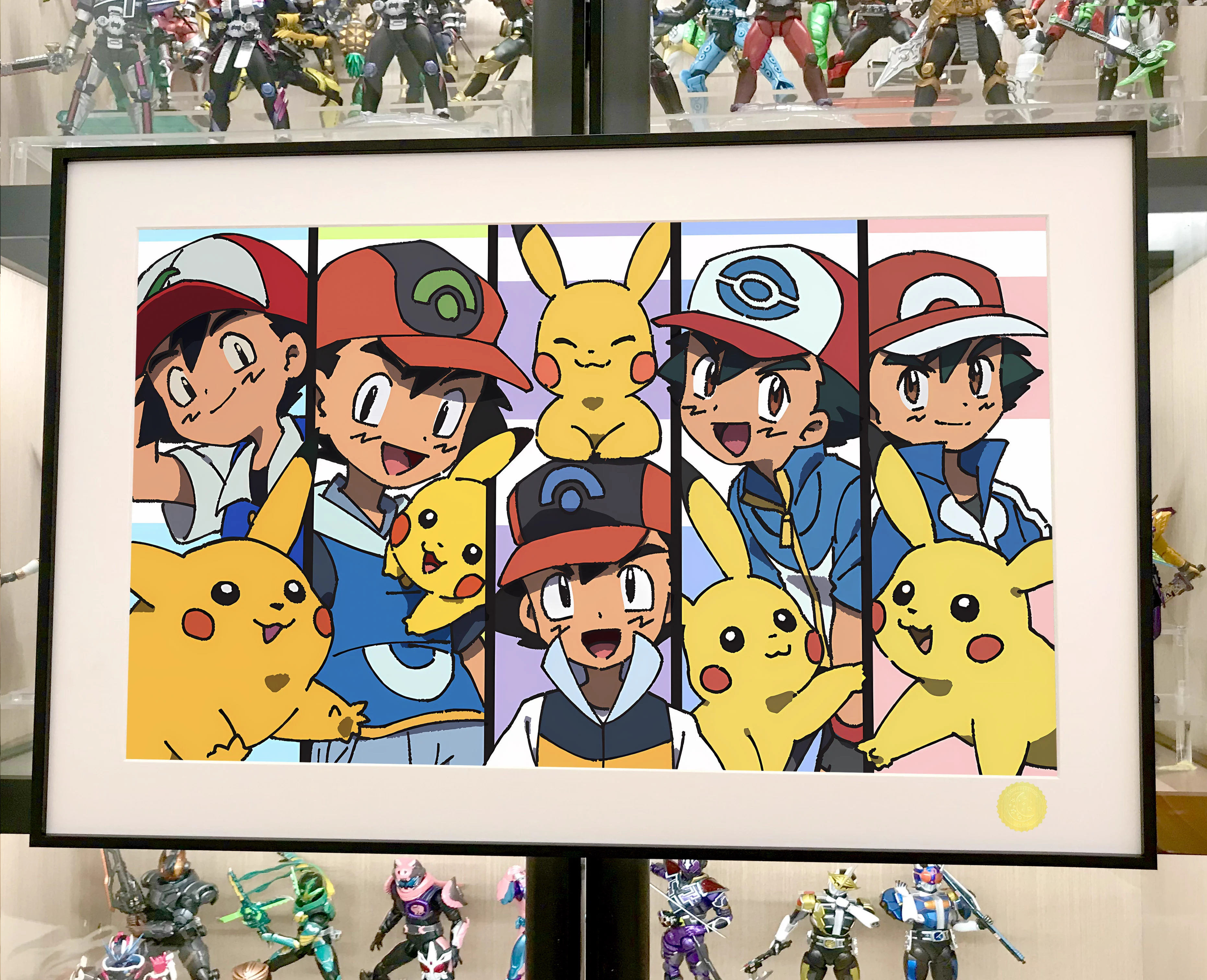 【Pre-sale】Decorative Painting of Ash Ketchum & Pikachu-Pokemon-XingKong Studio