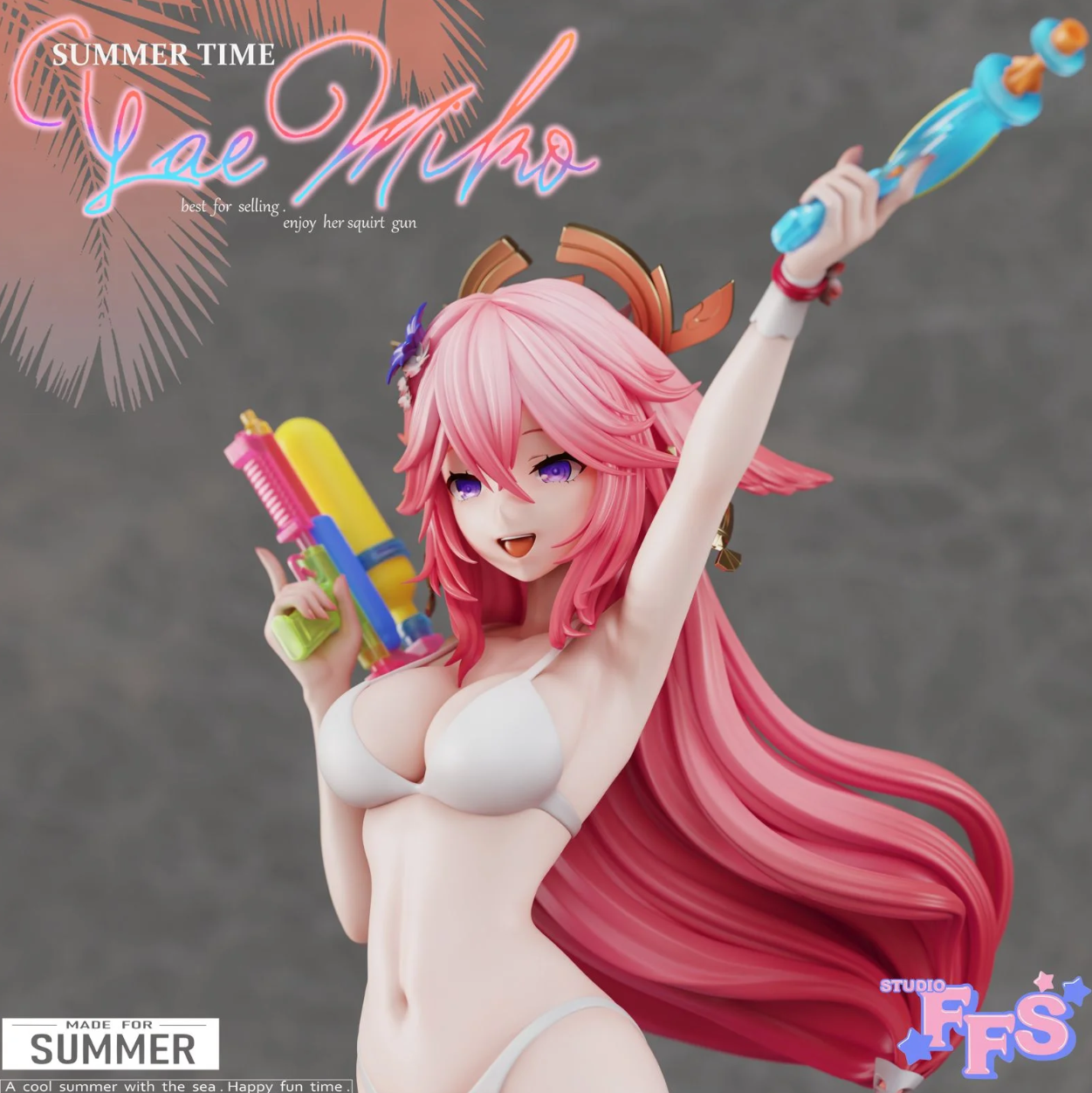 【Sold out no more】Swimsuit Ver. Yae Miko & Raiden Shogun-Genshin Impact-FFS Studio