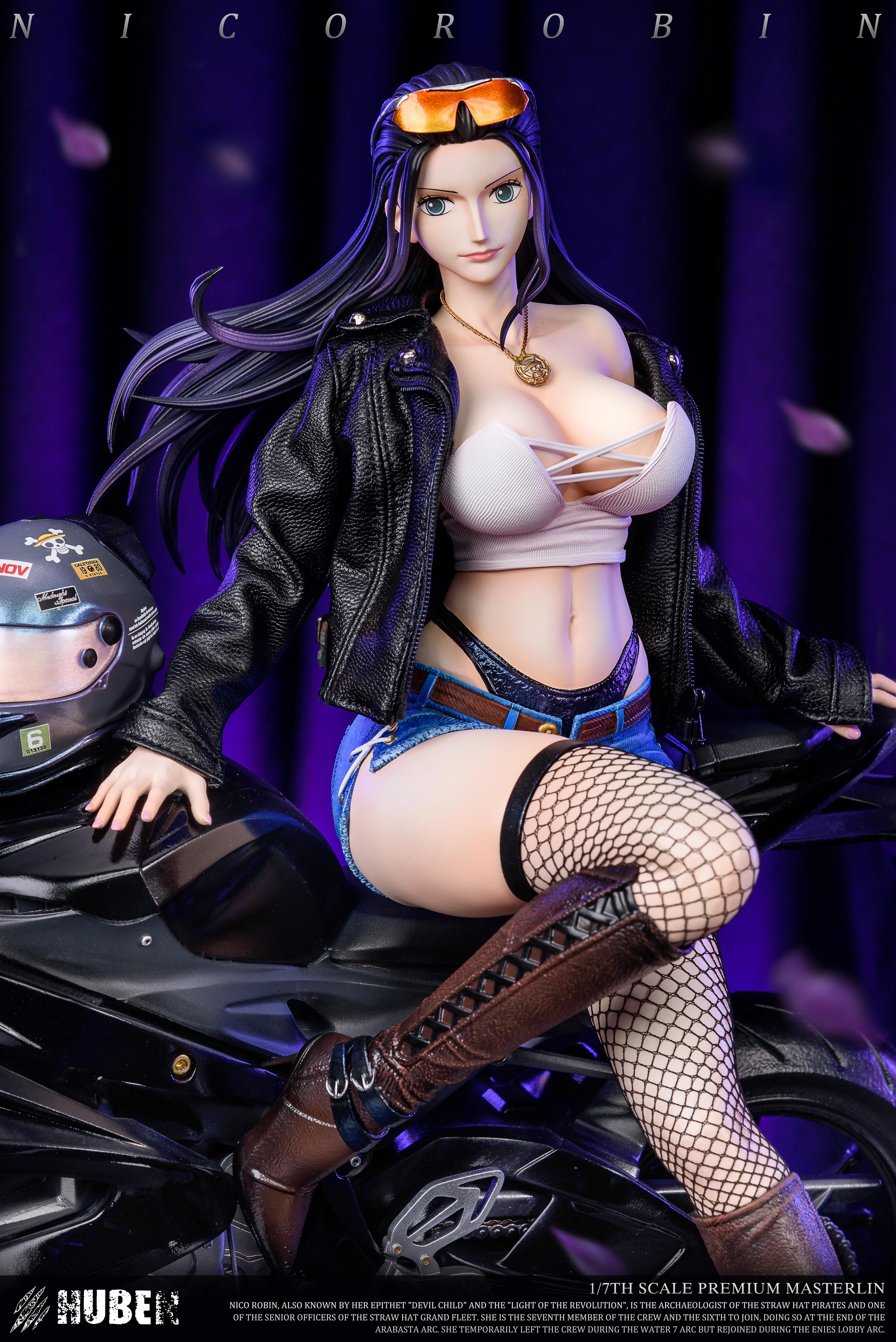 【Sold out】1/7 Scale Motorcycle Girl 02 Robin-HuBen Studio