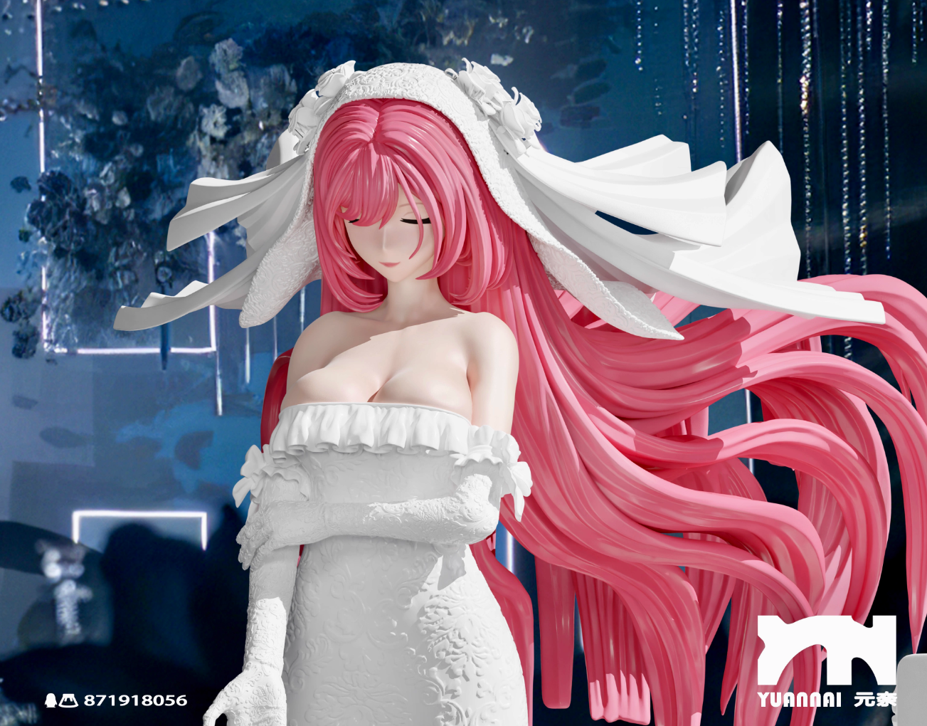 【Pre-sale】1/6 Scale Wedding Dress Elysia-Honkai Impact 3-YuanNai Studio
