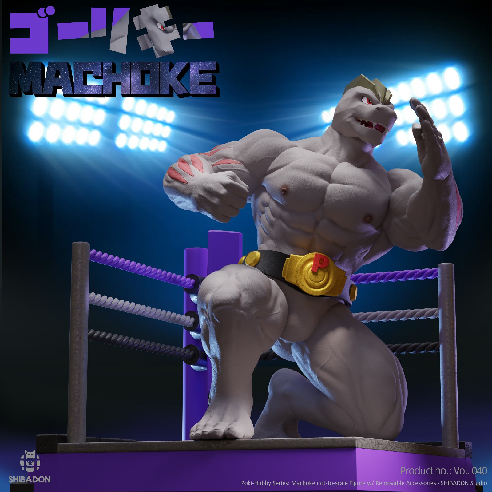【Sold out】Machoke-Other Series-Shibadon Studio