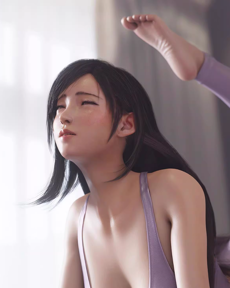 【Pre-sale】Decorative Painting of Yoga Tifa-Final Fantasy-XingKong Studio