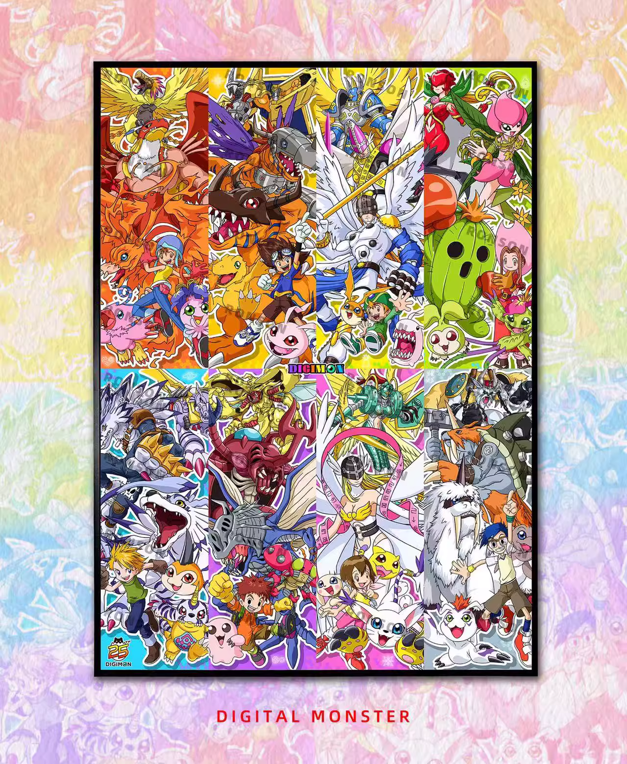 【Pre-sale】Decorative Painting of 25th Anniversary of Digimon-Mystical Art Studio